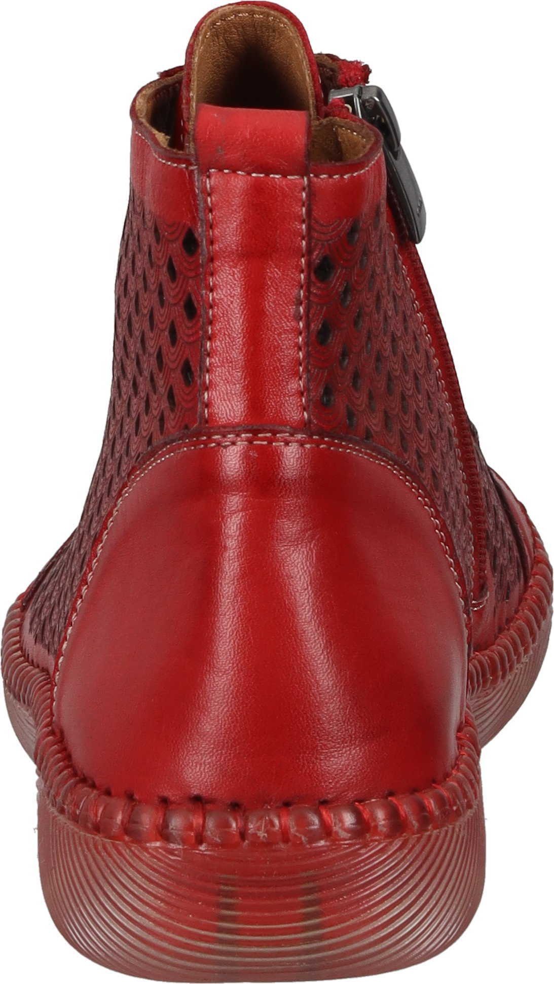 Manitu Stiefeletten Schnürstiefelette aus echtem Leder