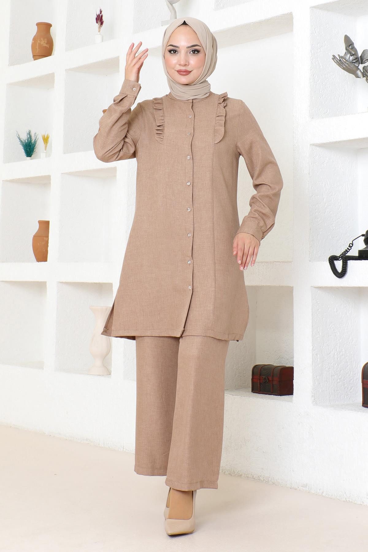 MODAMİHRAM Tunika Rüschen-Set