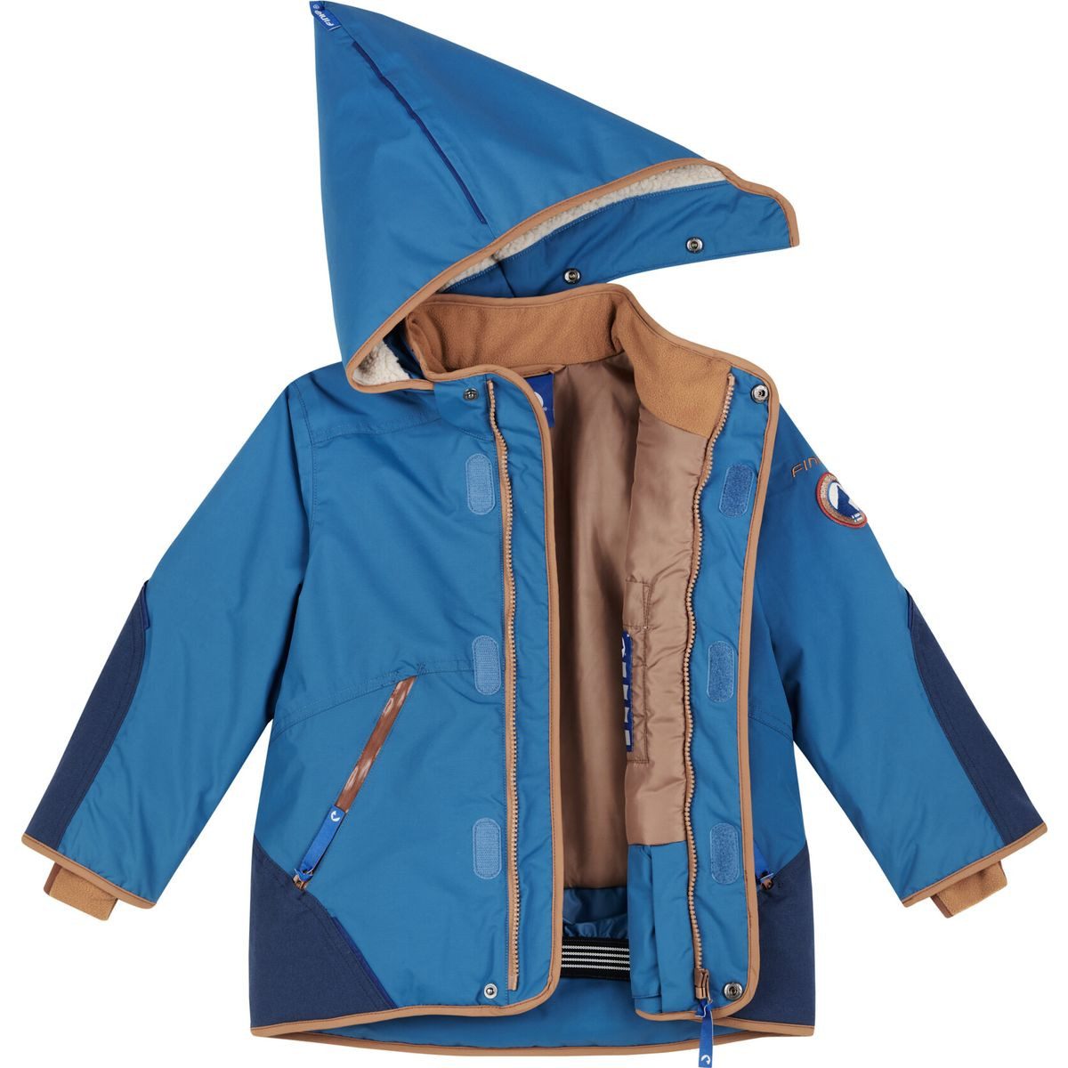 Finkid Outdoorjacke Talvinen Husky Winterparka für Kinder, wasser- und winddicht, atmungsaktiv, robust