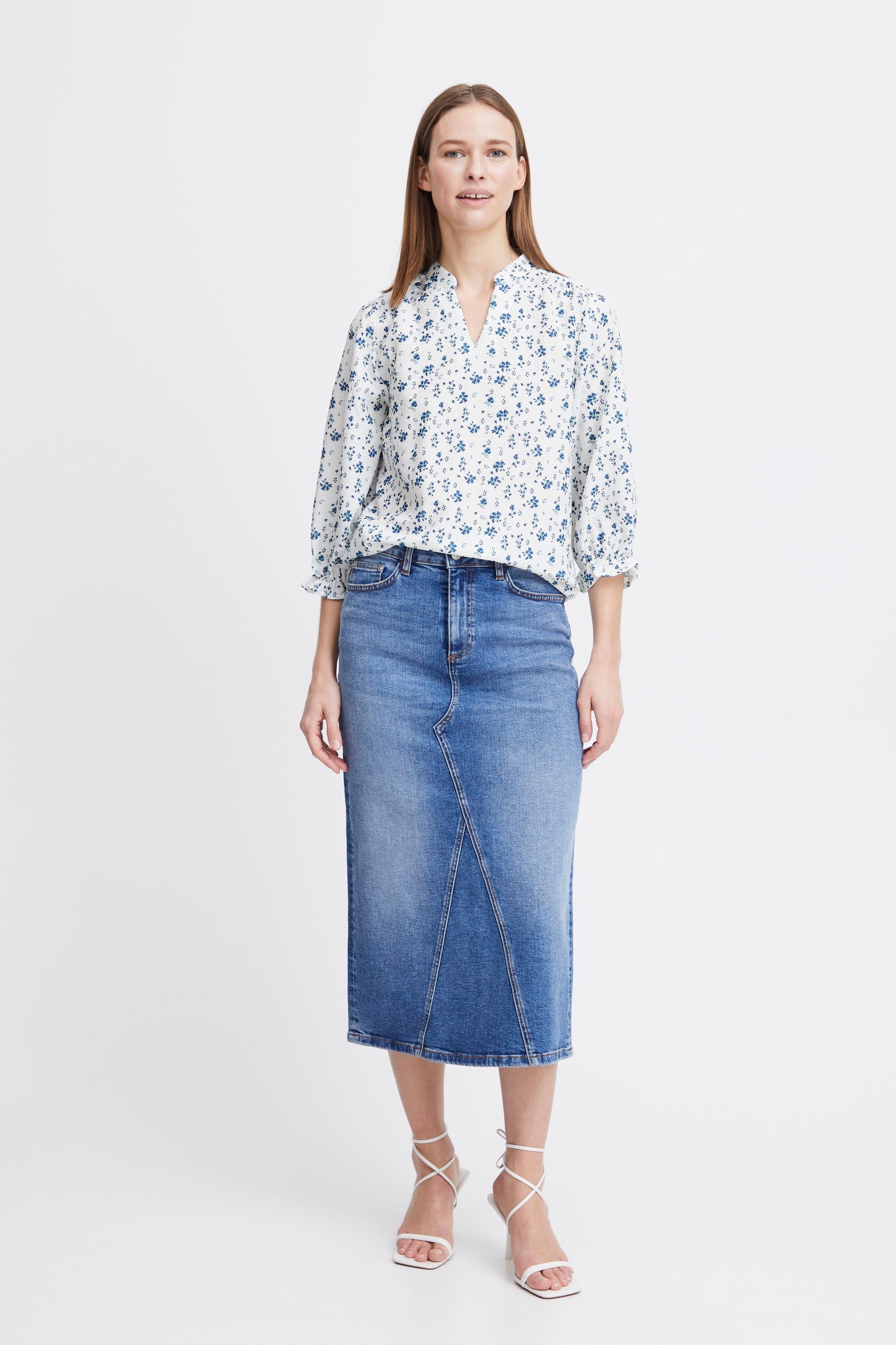 b.young Kurzarmbluse BYFLORICA BLOUSE - florale günstig online kaufen