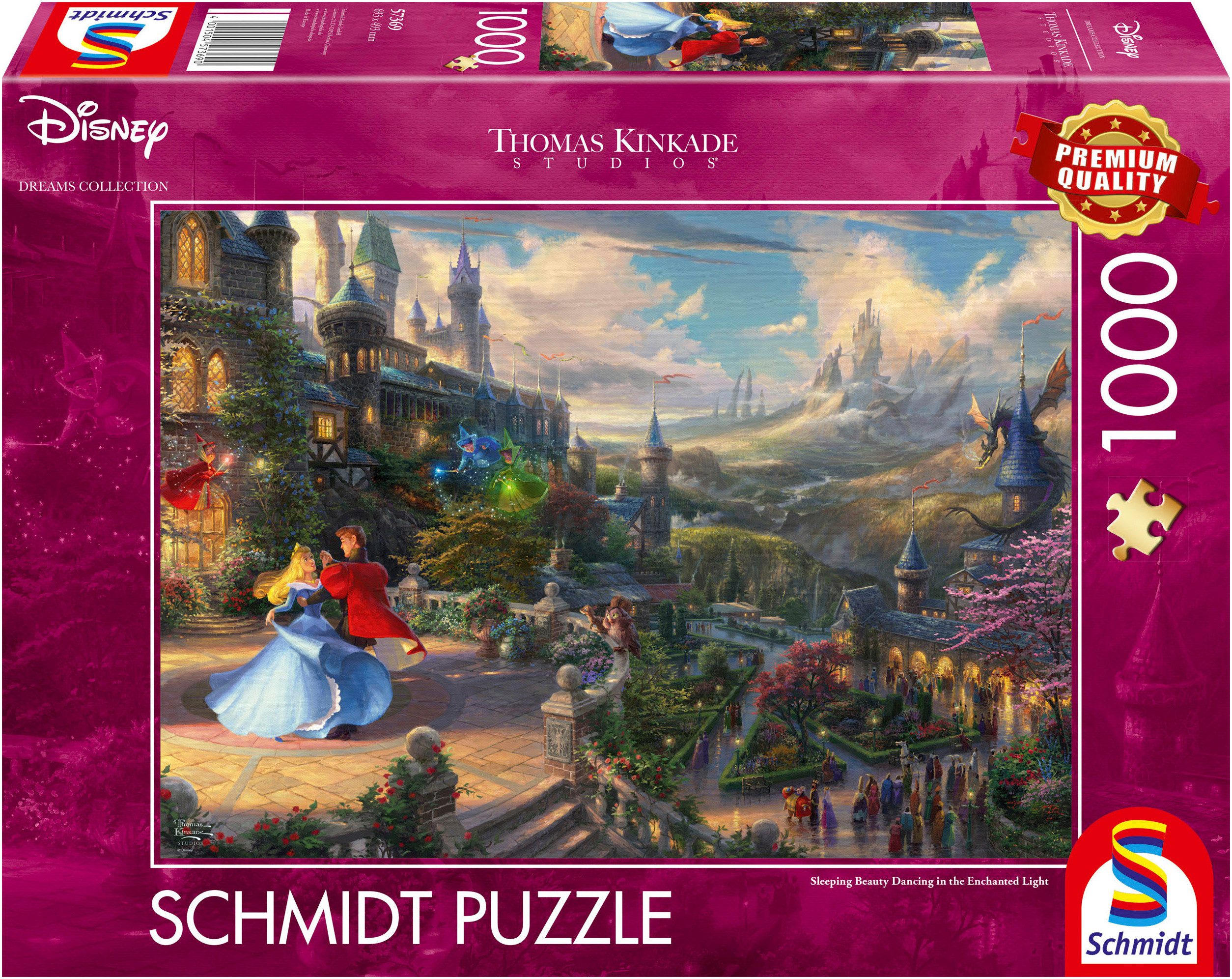 Schmidt Spiele Puzzle Disney, Sleeping Beauty Dancing von Thomas Kinkade, 1 günstig online kaufen