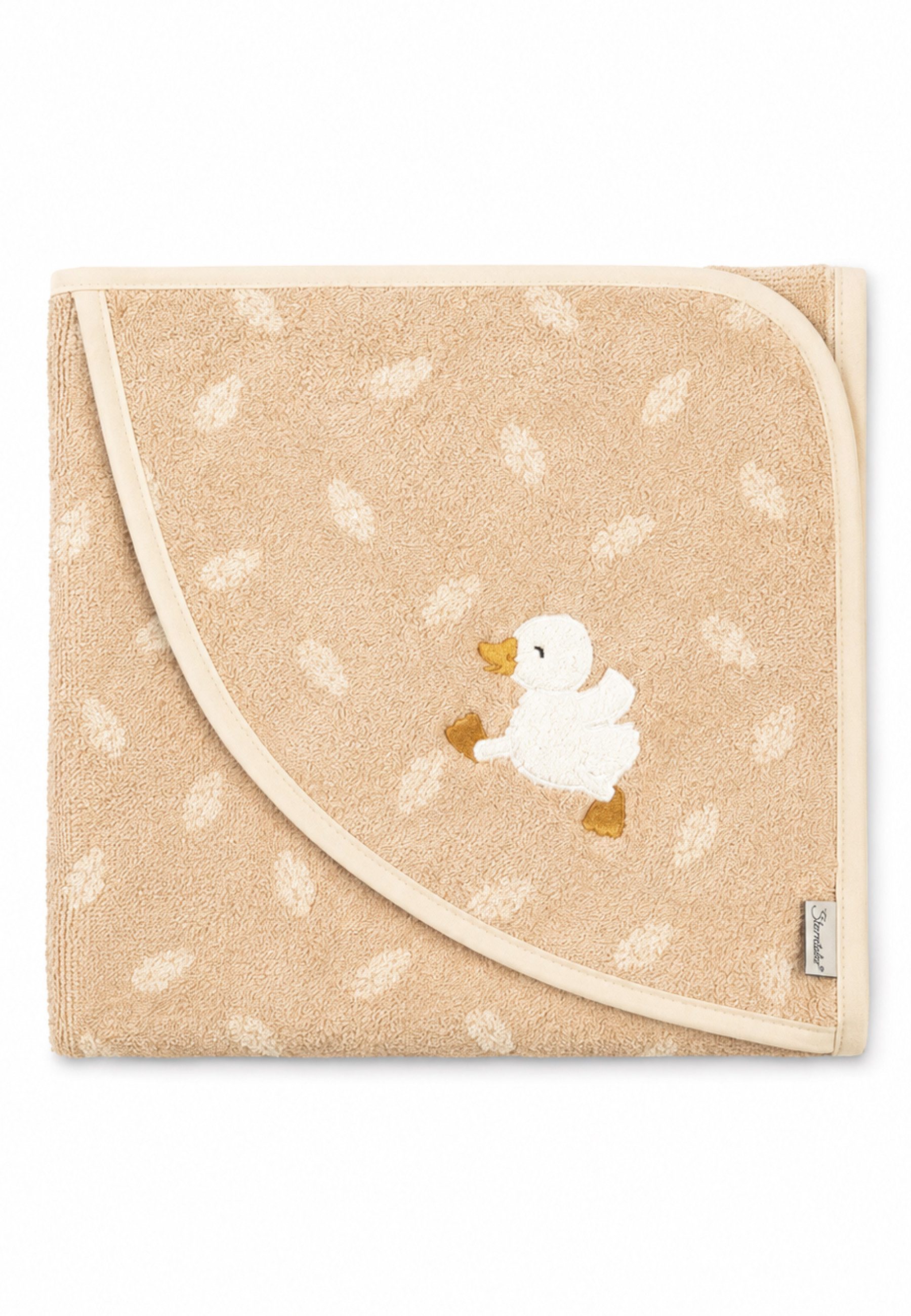 Sterntaler® Badetücher Kapuzenbadetuch 80x80 cm ENTE Edda, Frottee (1-St)