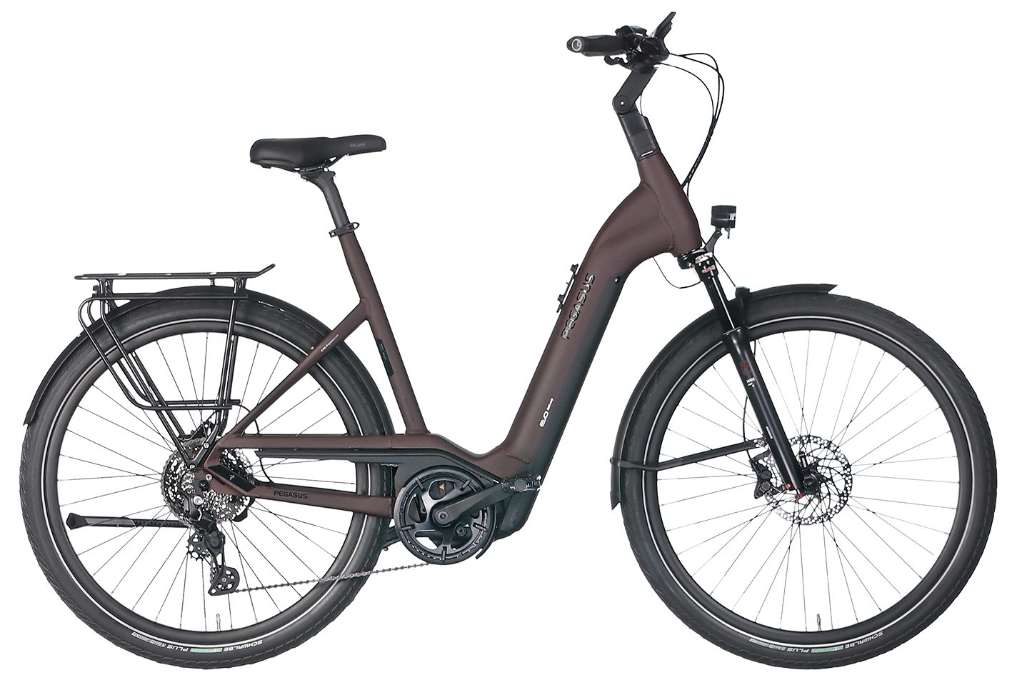 Pegasus E-Bike Pegasus Strong Evo 10 Lite 625 Wh Damen rot 2024, 10 Gang SHIMANO Deore RD-M5130-R LINKGLIDE, Kettenschaltung, Bosch Performance Line CX smart System, 625 Wh