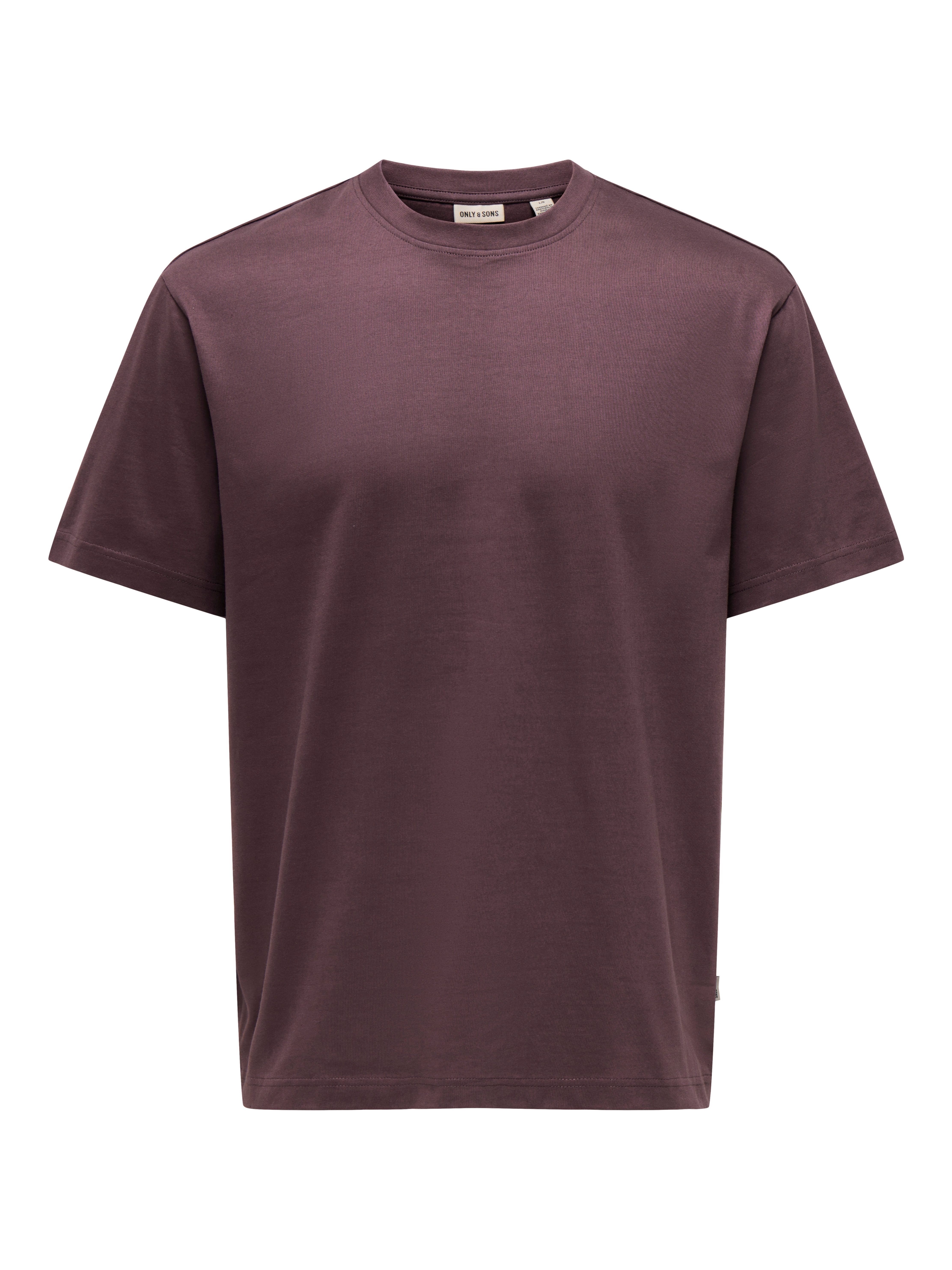 ONLY & SONS Rundhalsshirt ONSFRED RLX SS TEE Baumwolle, relaxed fit