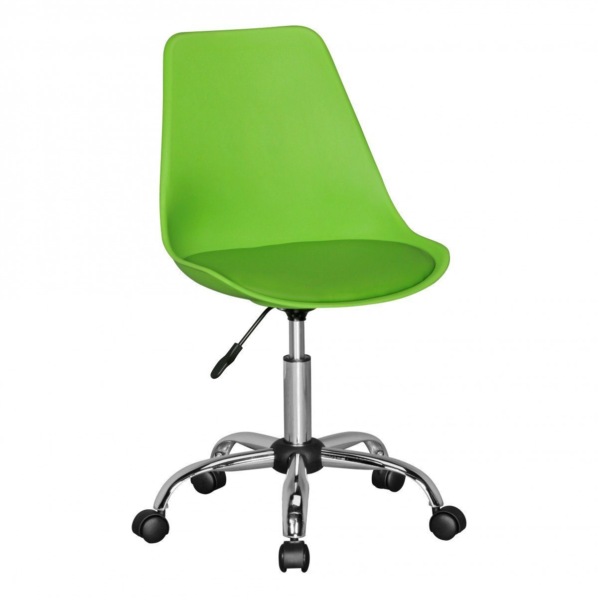 FINEBUY Drehstuhl »SuVa5077_1« (Schreibtischstuhl Kunstleder Grün  Höhenverstellbar), Drehsessel für Schreibtisch, Stuhl mit Rückenlehne