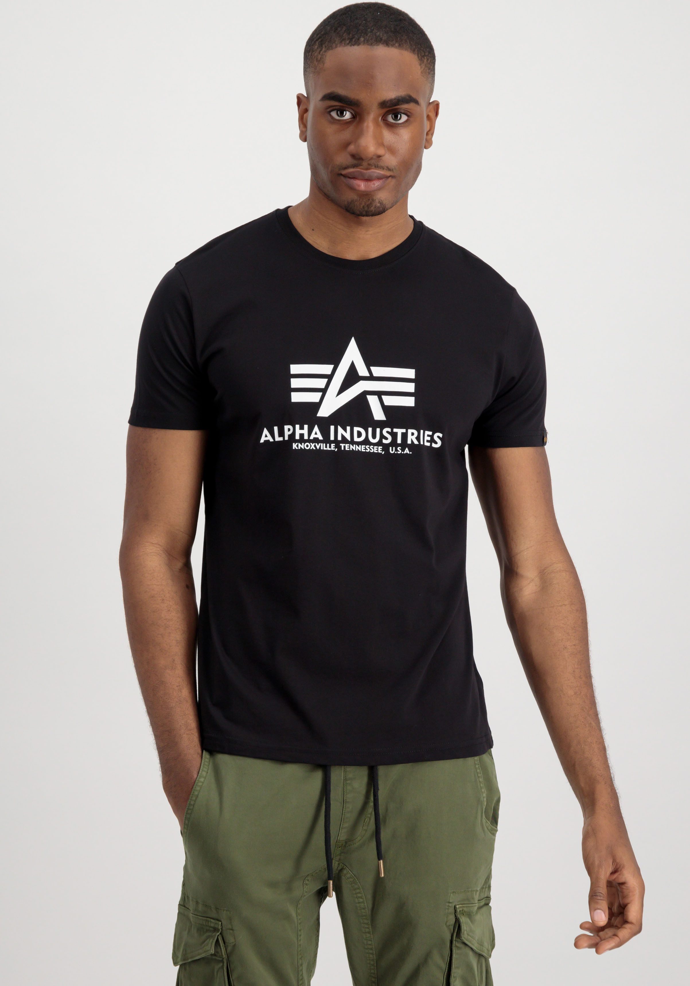 Alpha Industries Rundhalsshirt Basic T 2 Pack (Set, 2-tlg) günstig online kaufen