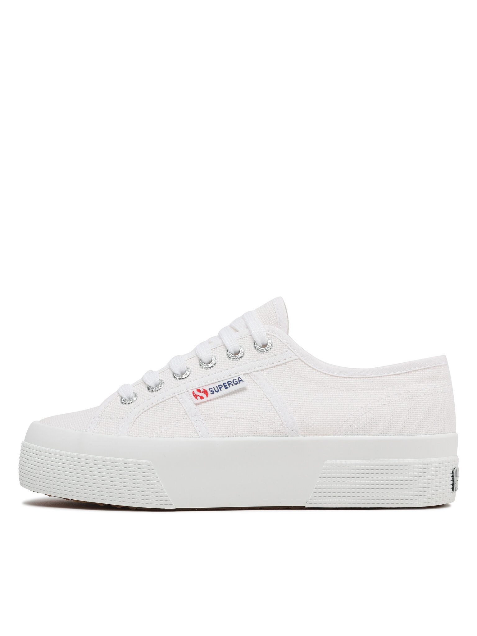 Superga Superga Damen Sneakers SUPERGA-2740 PLATFORM WHITE 901 Weiß Sneaker