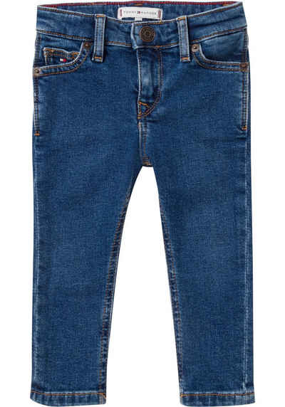 Tommy Hilfiger Skinny-fit-Jeans »NORA SKINNY« (1-tlg) mit Kontrastnähten und verstärkenden Nieten