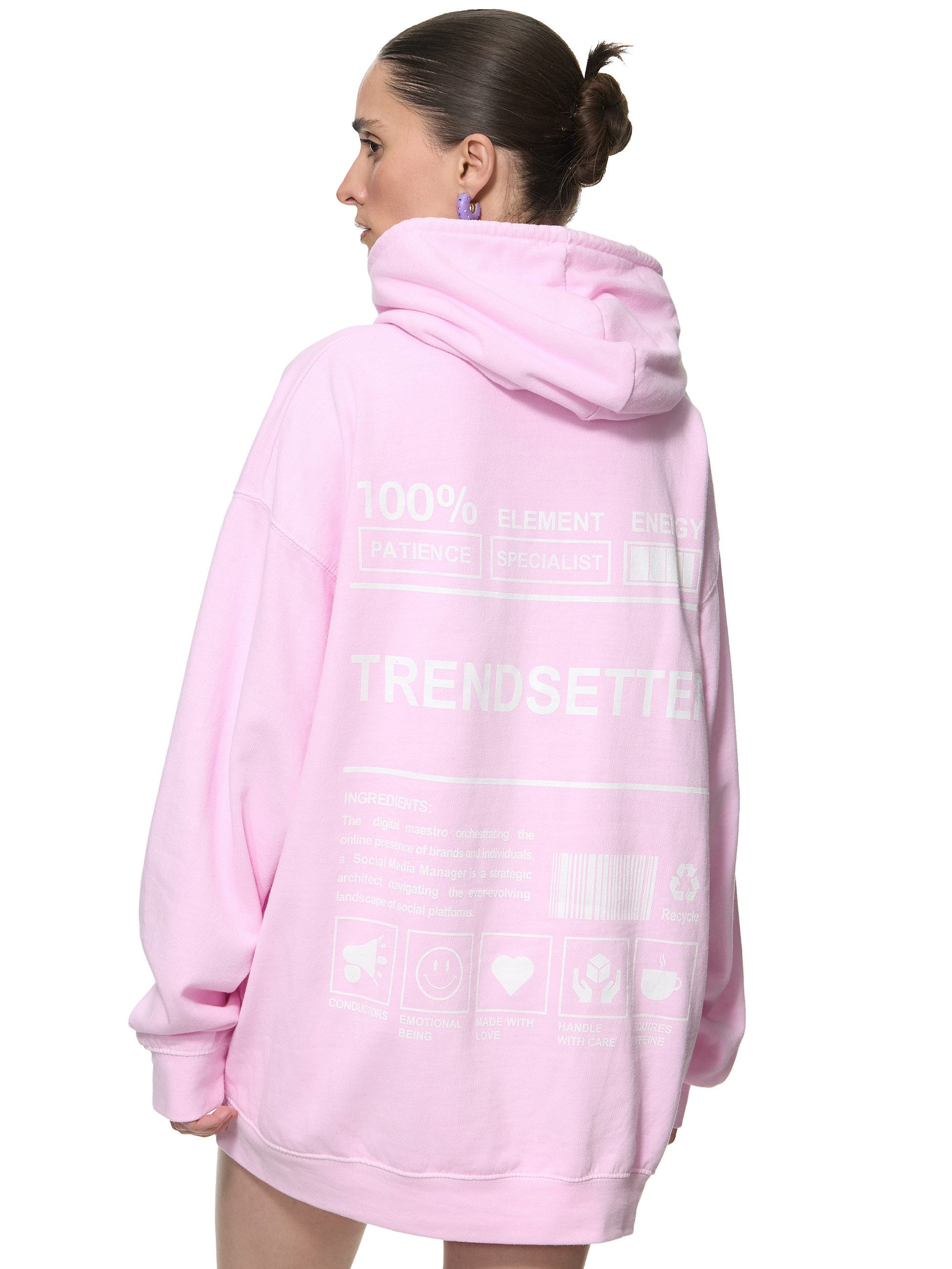 Worldclassca Hoodie Worldclassca Oversized TRENDSETTER Print günstig online kaufen