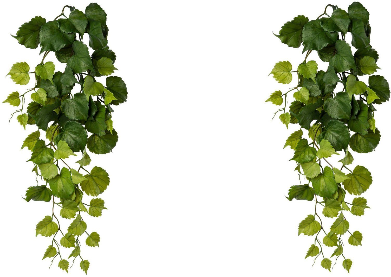 Kunstranke Hängezweig Pappelblatt, Creativ green, Höhe 78 cm