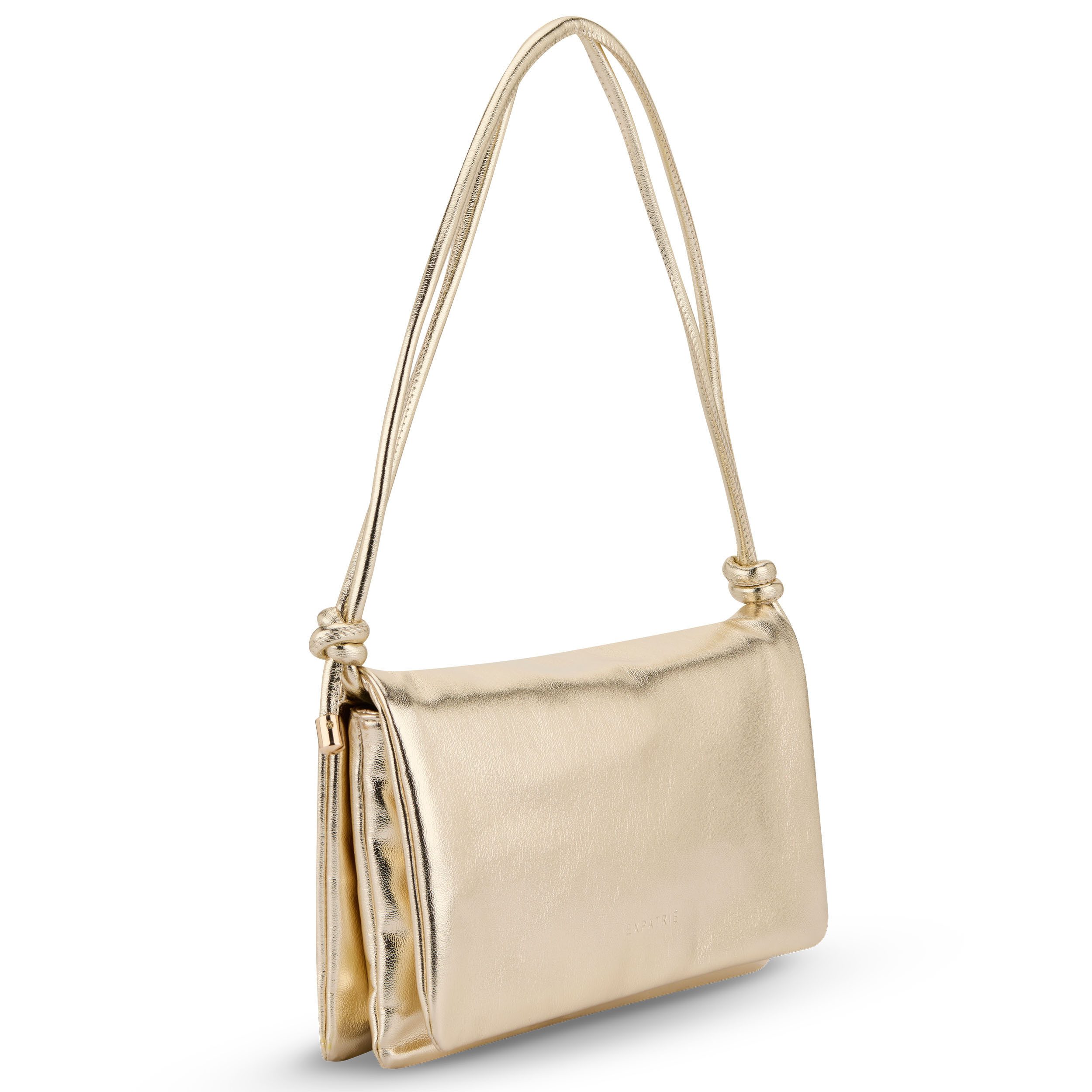 Expatrié Umhängetasche Juliette 2in1 Clutch und Umhängetasche Damen, 2-in-1 Umhängetasche und Clutch, Abnehmbarer Gurt