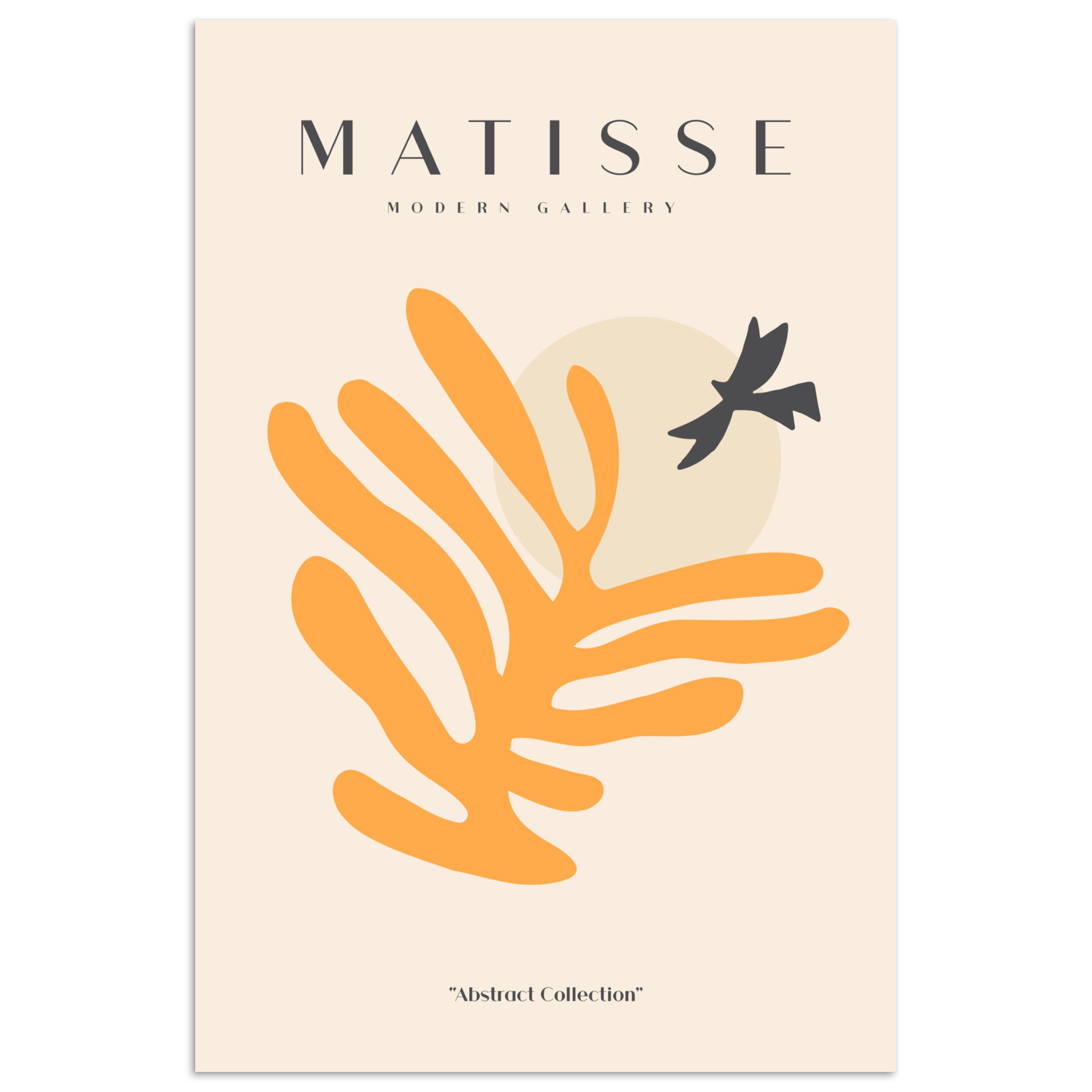 Poster Matisse - Gelb - Kunst - Abstrakt - Vintage
