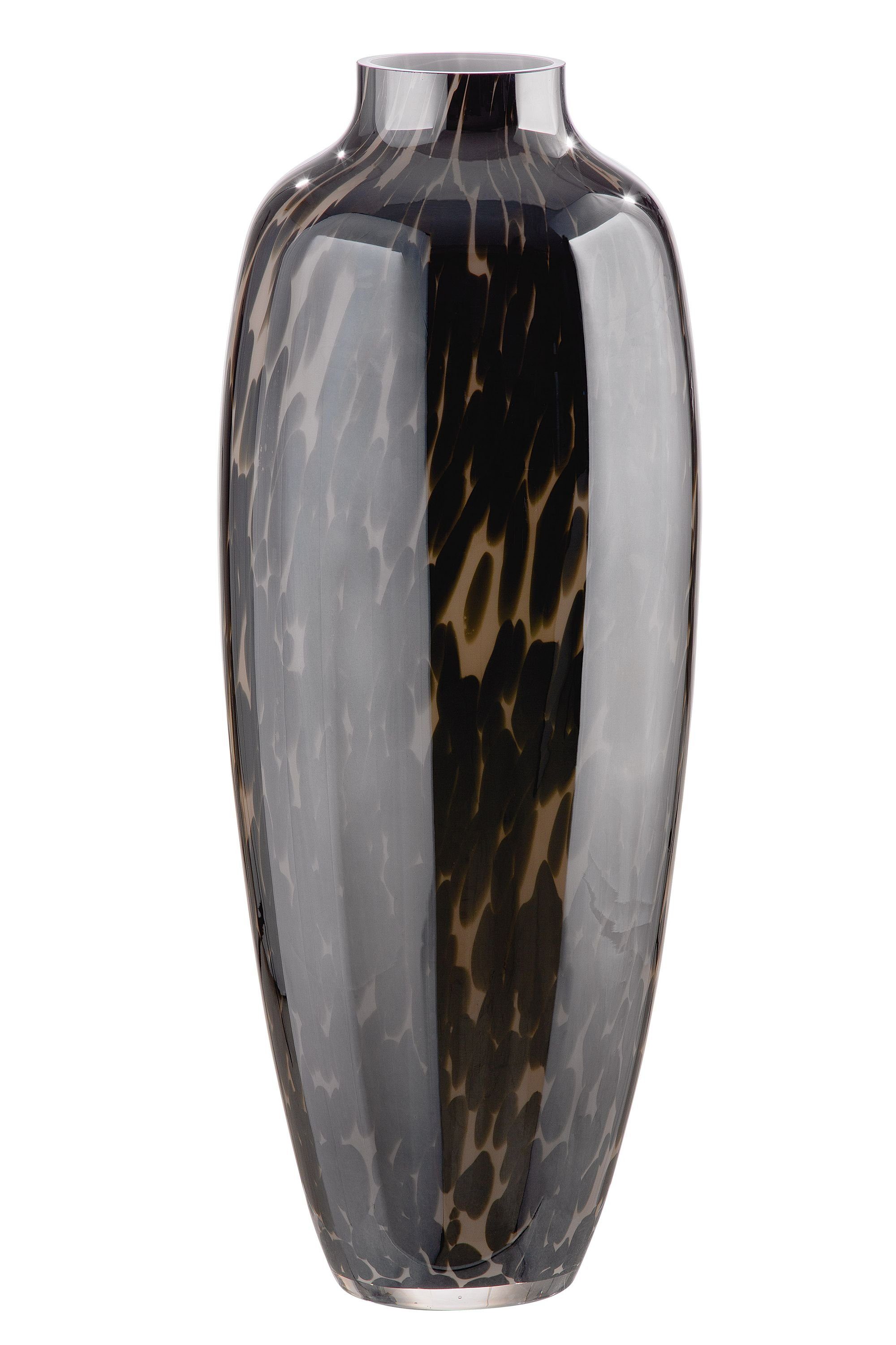 GILDE Dekovase GILDE Vase Afrika - braun-creme - H. 52,5cm x D. 21cm
