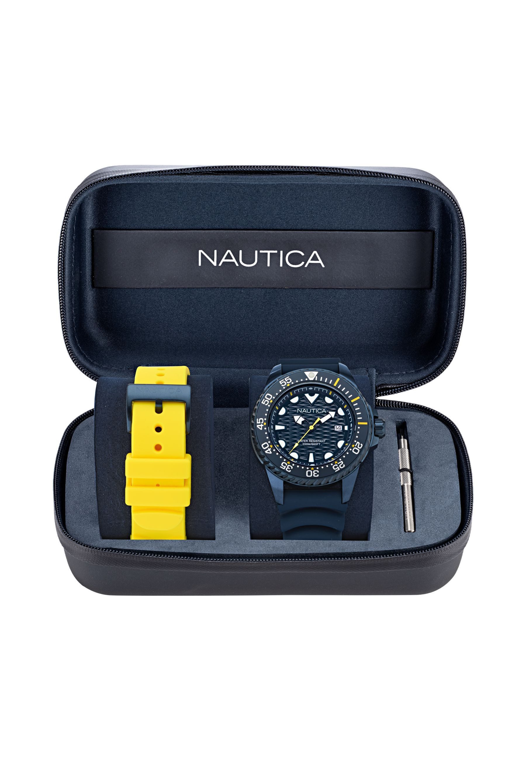 NAUTICA Quarzuhr NCT SEA DIVE - Box Set, (1-tlg., Not a set – not applicable to this product), Quarz-Analoguhr
