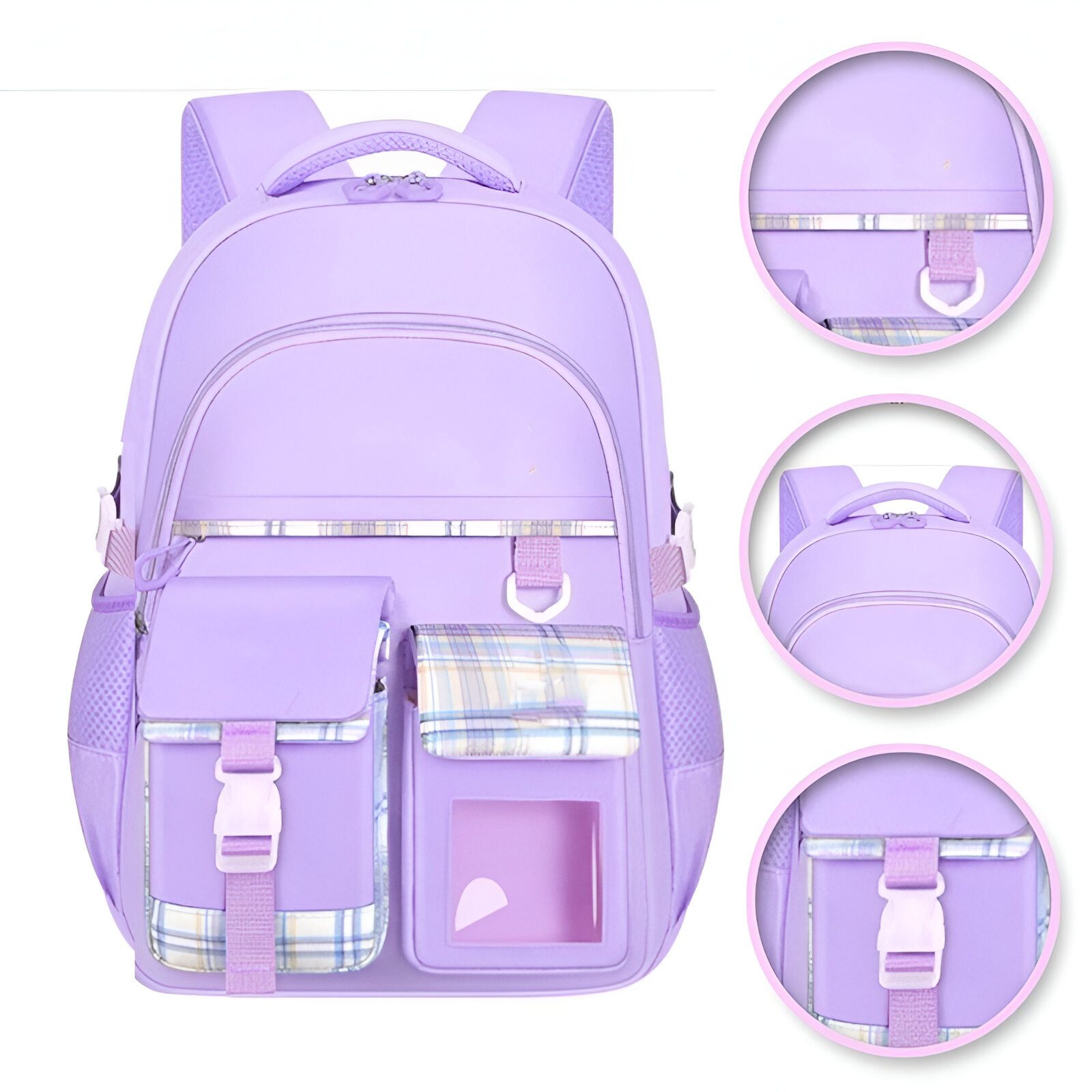 WS-Trend Rucksack Mädchen Rucksack Backpack Tasche 45 x 31 x 18 cm Lila