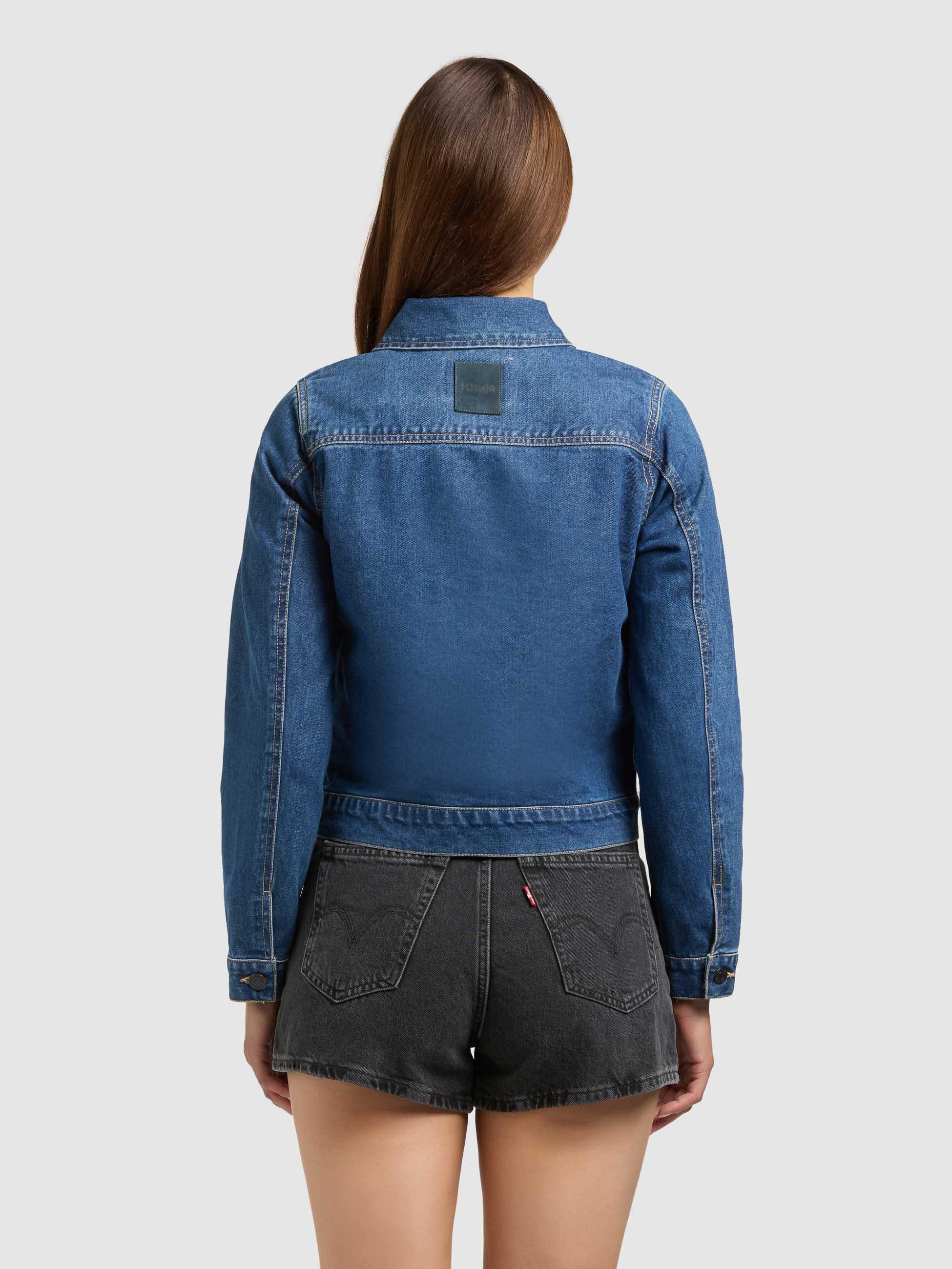 khujo Jeansjacke Renia Moderne Damen Denim-Jacke
