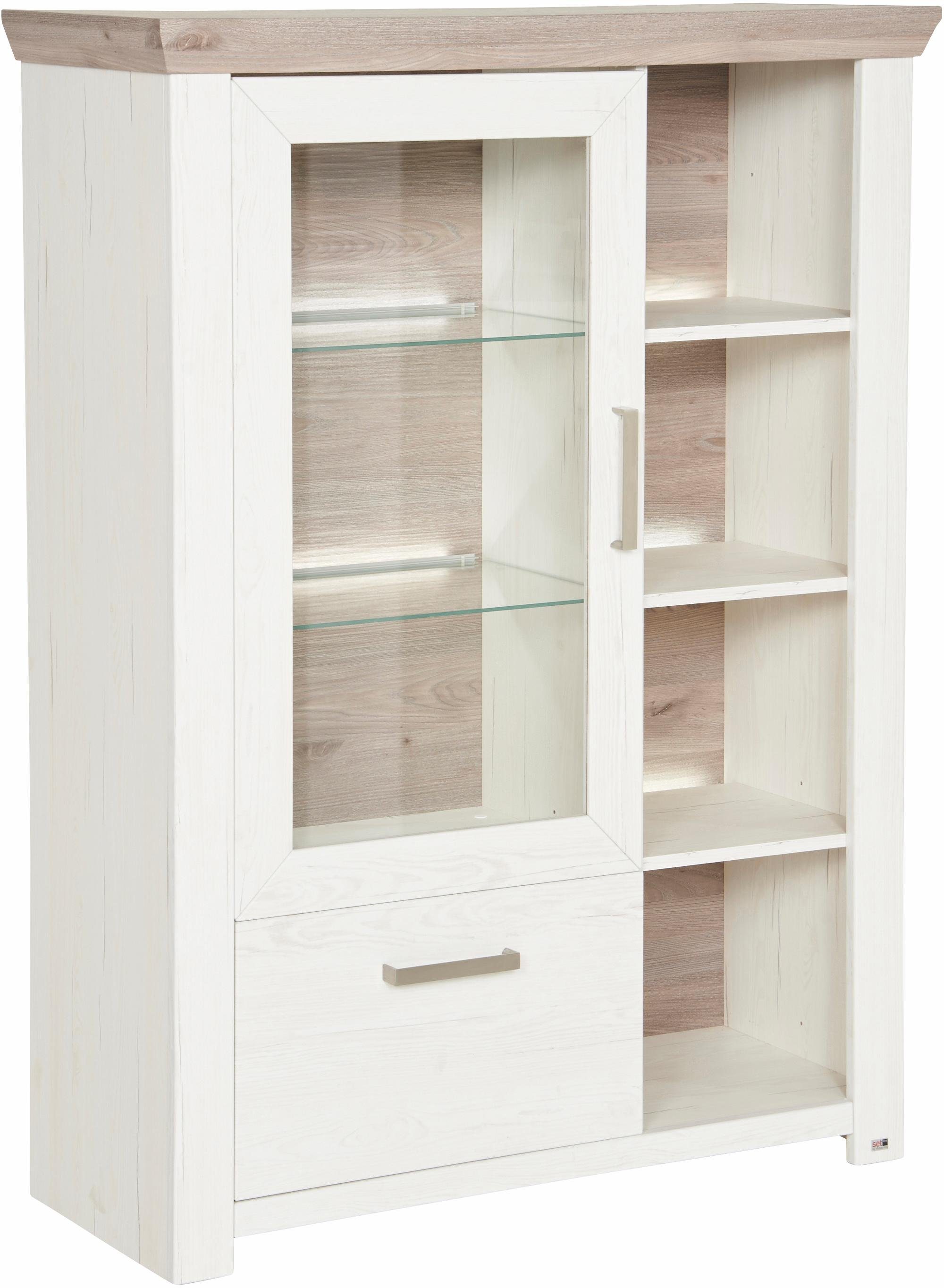 set one by Musterring Highboard "York", Typ 13 und 14, mit Glastür und Schu günstig online kaufen