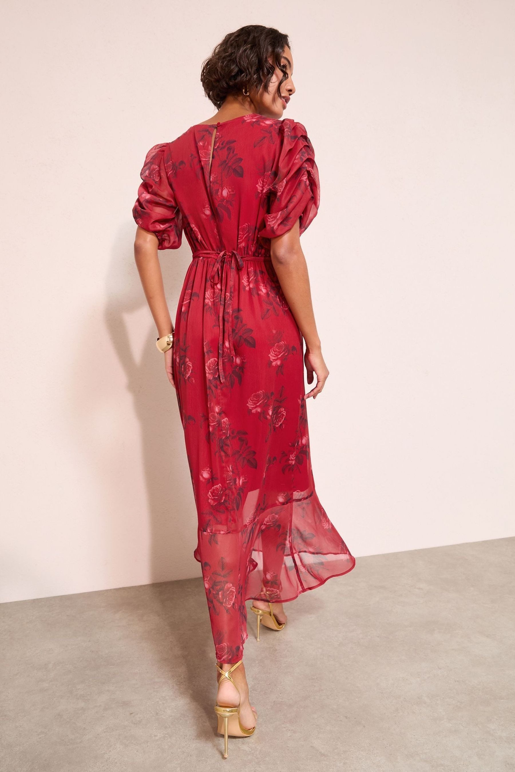 Friends Like These Maxikleid Friends Like These Chiffon-Maxikleid, Regular günstig online kaufen