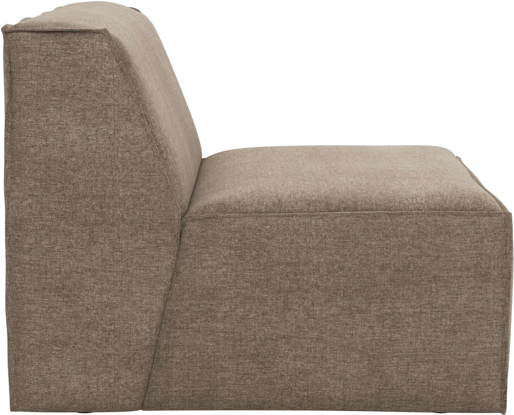RAUM.ID Sofa-Mittelelement Norvid, mit Modulen und Auswahl taupe modular, Polsterung Komfortschaum, an große