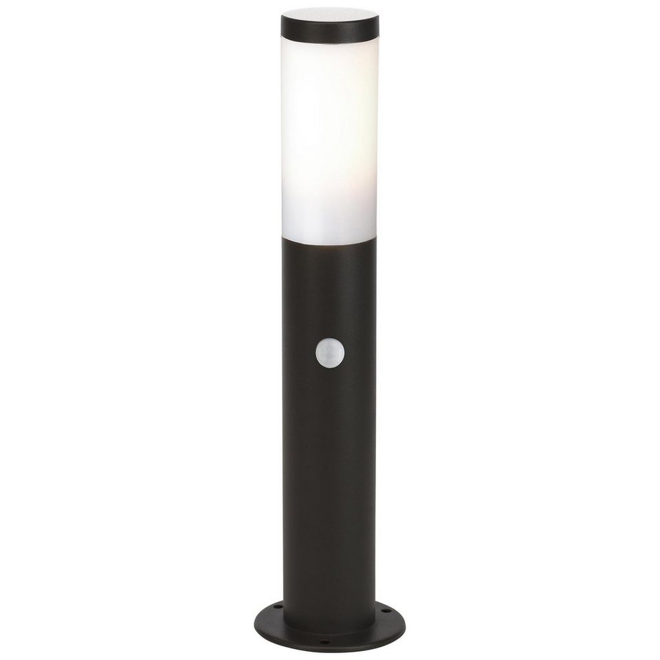 Brilliant Außen-Stehlampe Dody, Dody Außensockelleuchte 45cm  Bewegungsmelder schwarz 1x A60, E27, 20, IP-Schutzart: 44 -  spritzwassergeschützt