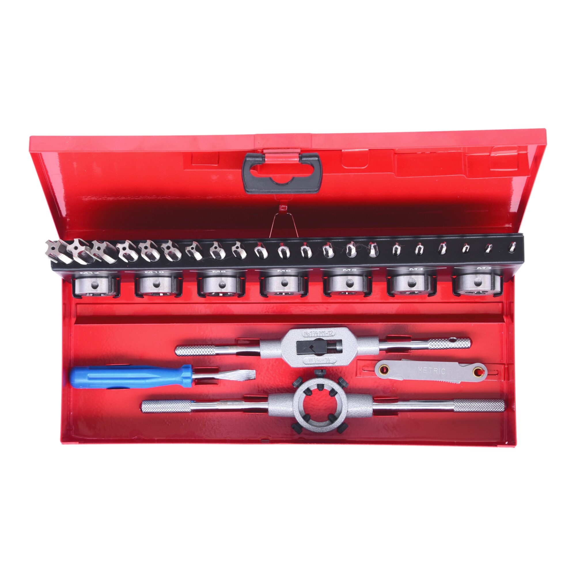 KS Tools Gewindeschneider KS Tools HSS Co Gewindeschneidwerkzeug-Satz, 32-teilig