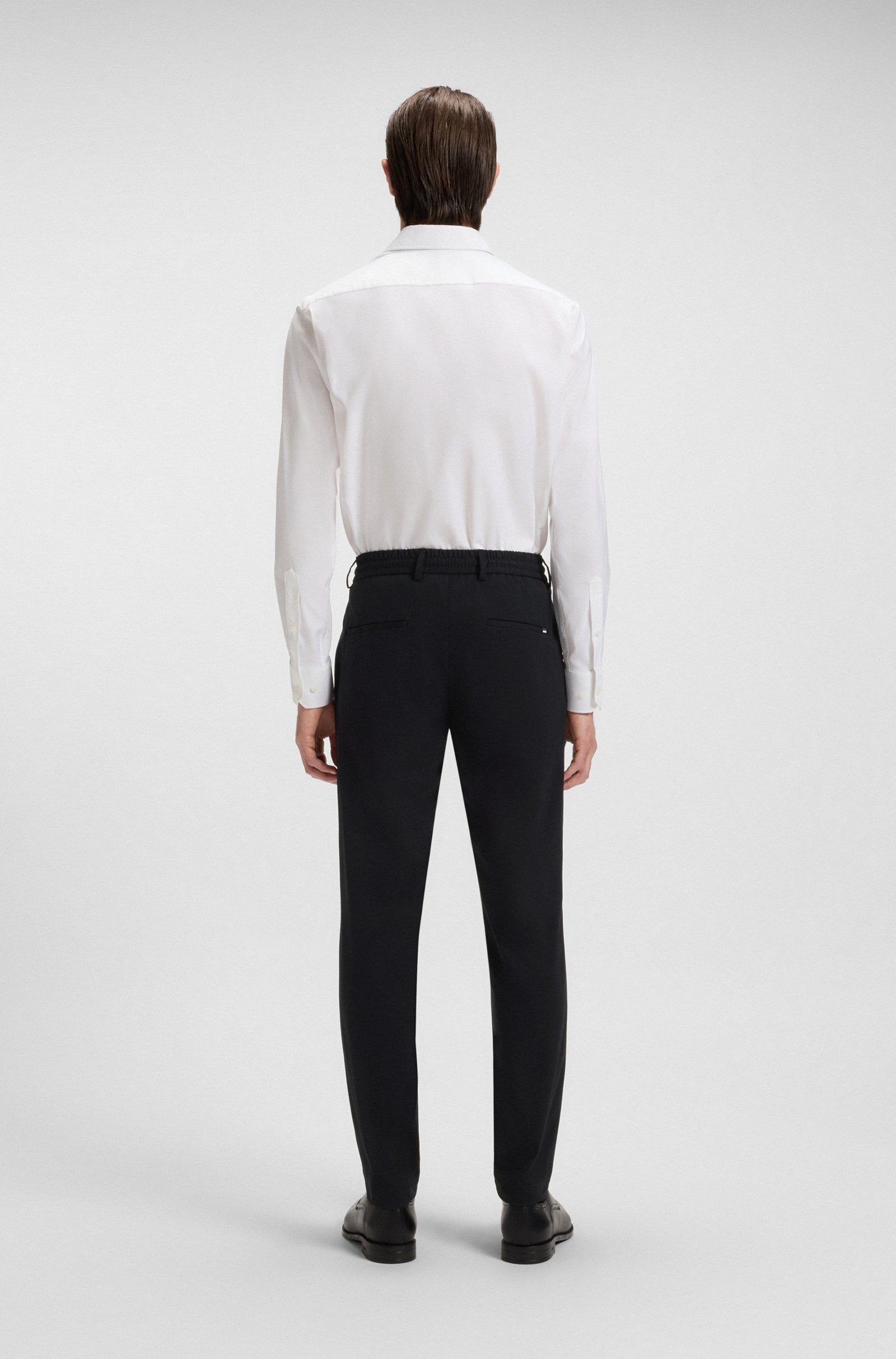 BOSS Anzughose P-Genius aus Performance-Stretch-Jersey (1-tlg)
