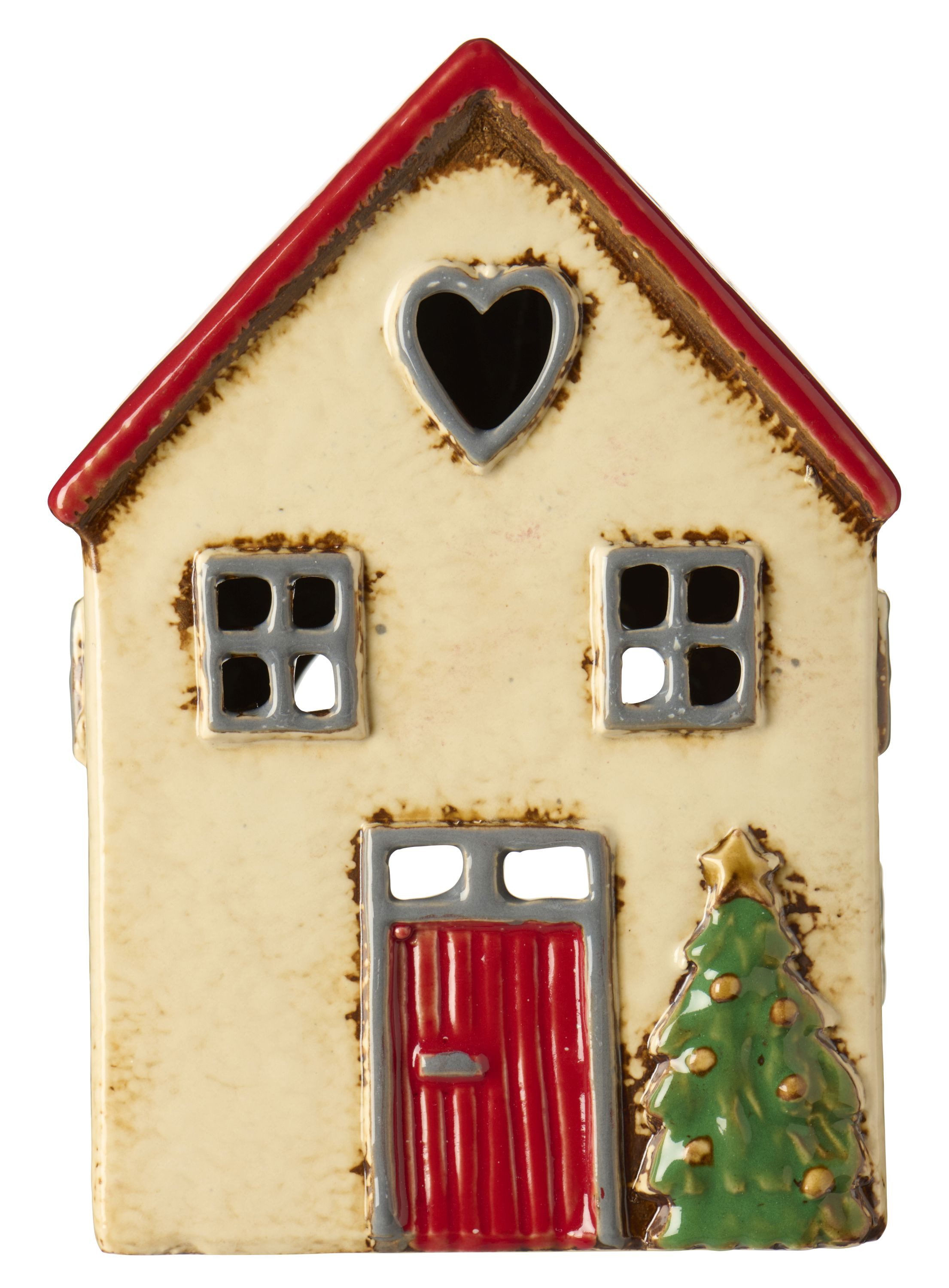 Ib Laursen Weihnachtshaus Ib Laursen - Lichterhaus Teelichthalter Teelichth günstig online kaufen