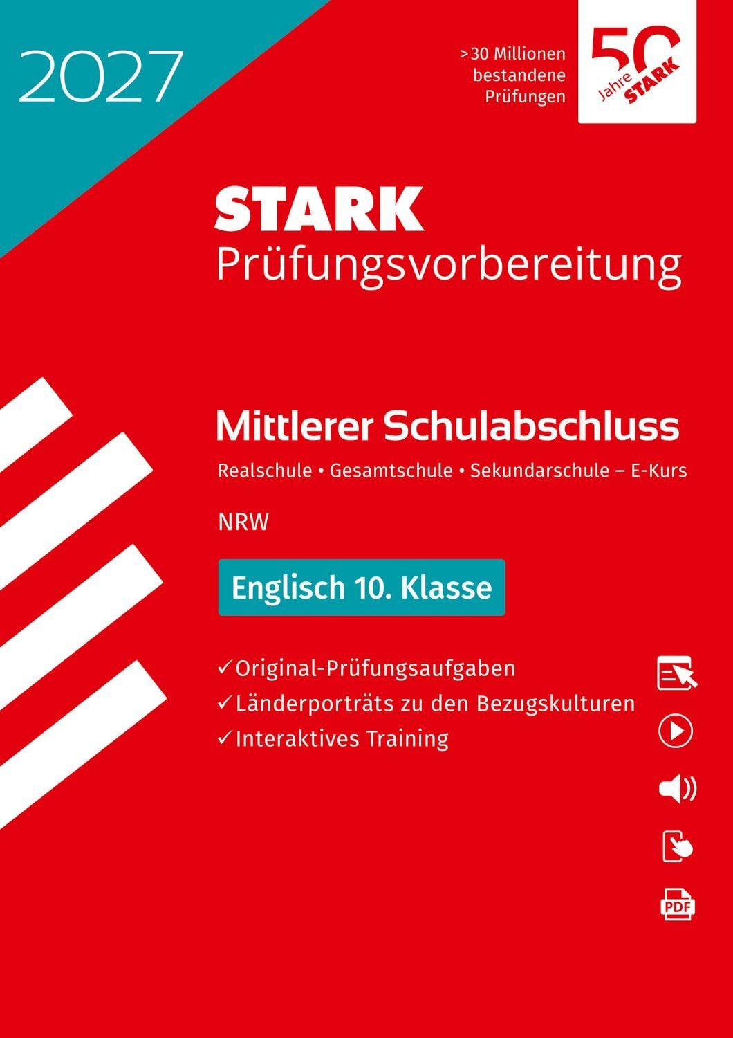 STARK Englisch - Mittlerer Schulabschluss (MSA) 2027 NRW - Prüfungsvor / diverse