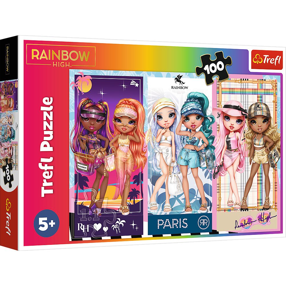 Trefl Puzzle Kinderpuzzle Legespiel Puppenmotiv, 100 Puzzleteile, 100 Teile, Bildformat 41 x 27,5 cm, kalandriertes Papier