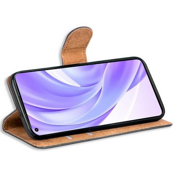 CoolGadget Handyhülle Book Case Handy Tasche 6,55 Zoll, Hülle Klapphülle Flip Cover für Xiaomi Mi 11 Lite 4G/5G Schutzhülle