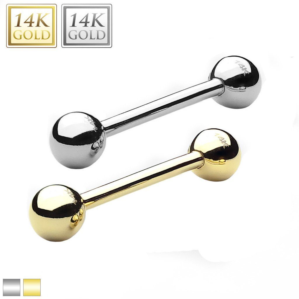 Taffstyle Piercing-Set Echt Gold 585 Stab günstig online kaufen
