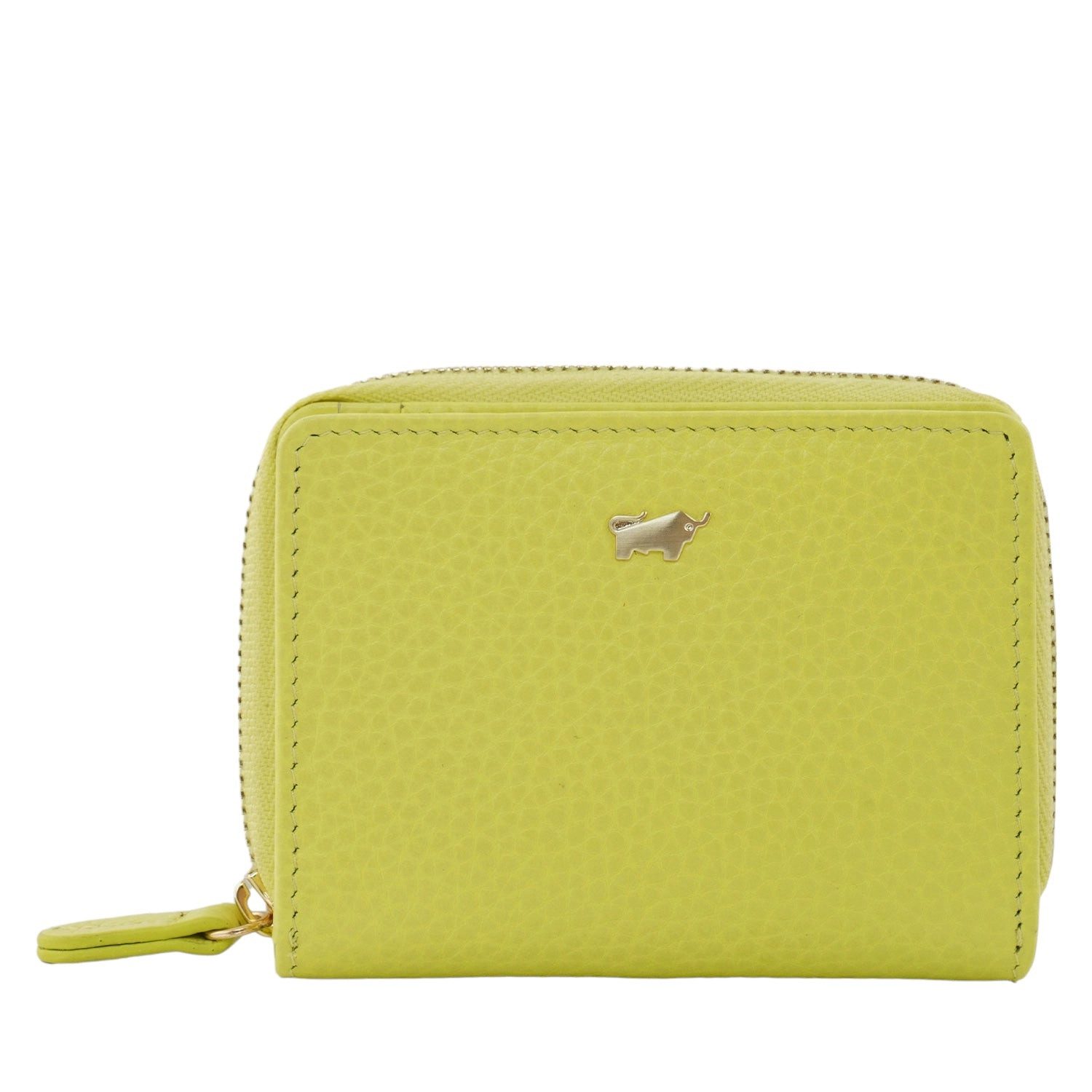 Braun Büffel Mini Geldbörse ASTI Mini RV-Geldbörse 5CS limoncello