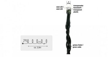 Hellum LED-Lichterkette LED-Lichterkette 40 BS weiß/grün außen