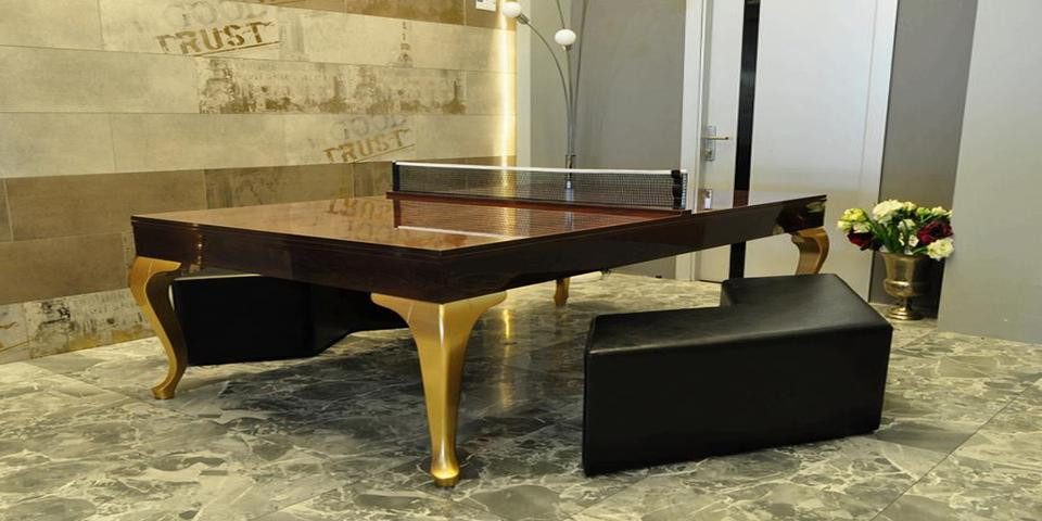JVmoebel Billardtisch Esstisch mit Billardfunktion in elegantem Design, (1-tlg), Made in Europa