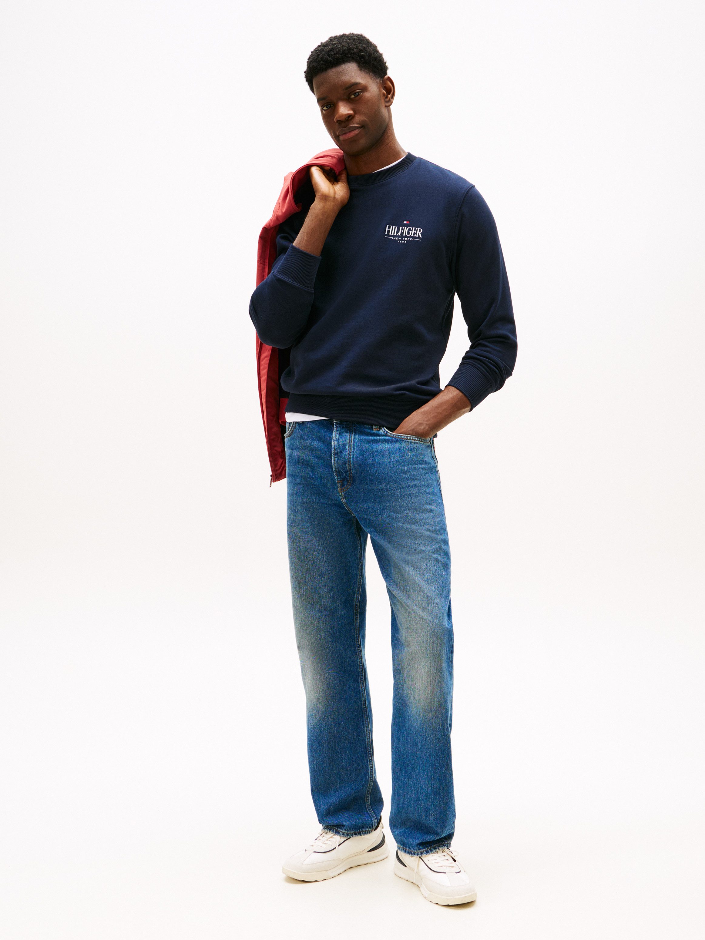 Tommy Hilfiger Sweatshirt HILFIGER STACKED SWEATSHIRTS günstig online kaufen
