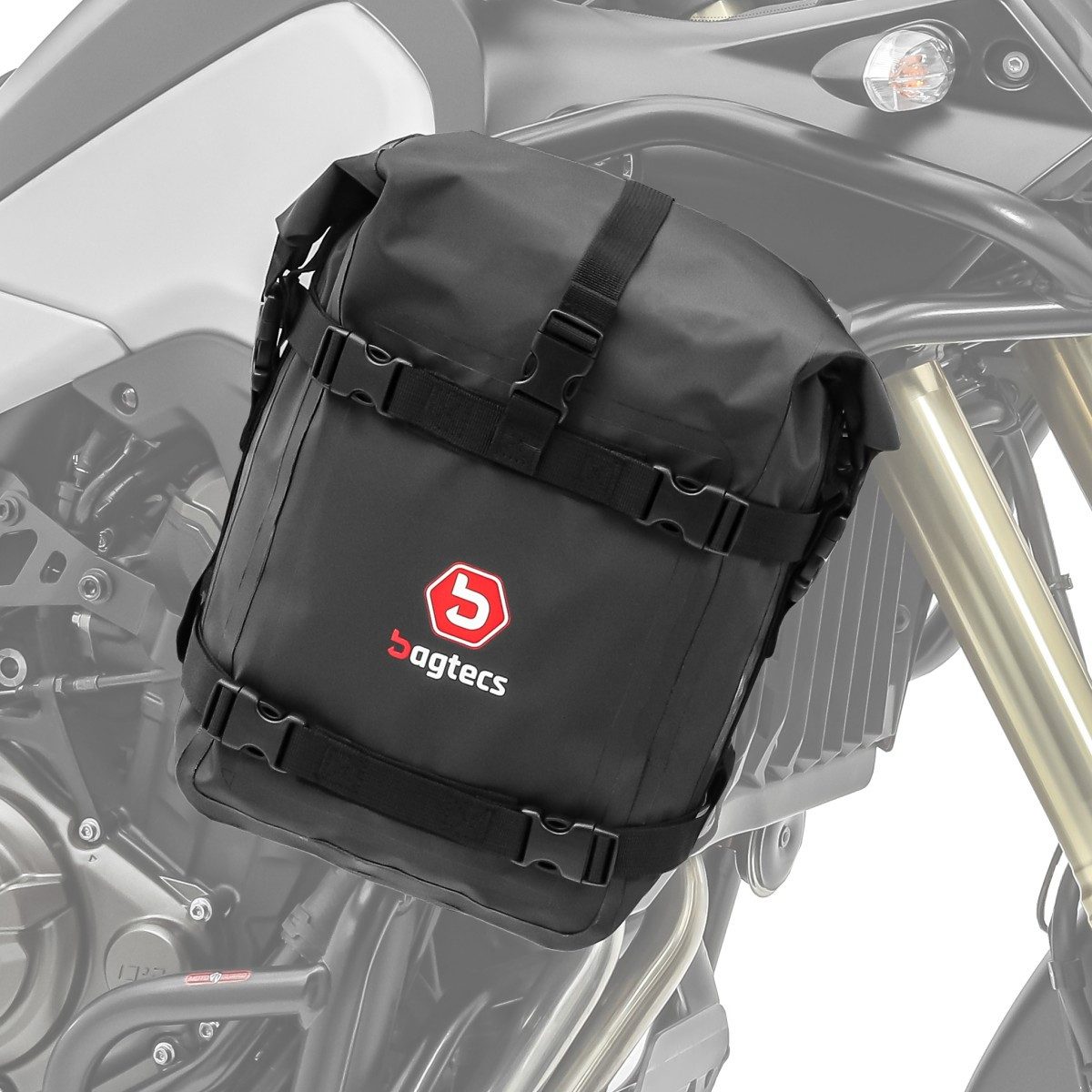 Bagtecs Rahmentasche Motorrad Sturzbügeltasche für Schutzbügel # K4 wasserdicht 10 Liter
