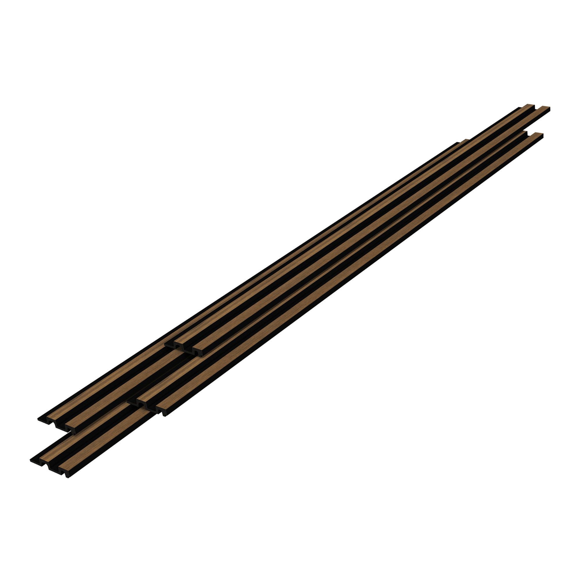 neu.holz 3D Wandpaneel, BxL: 12x195 cm, günstig online kaufen