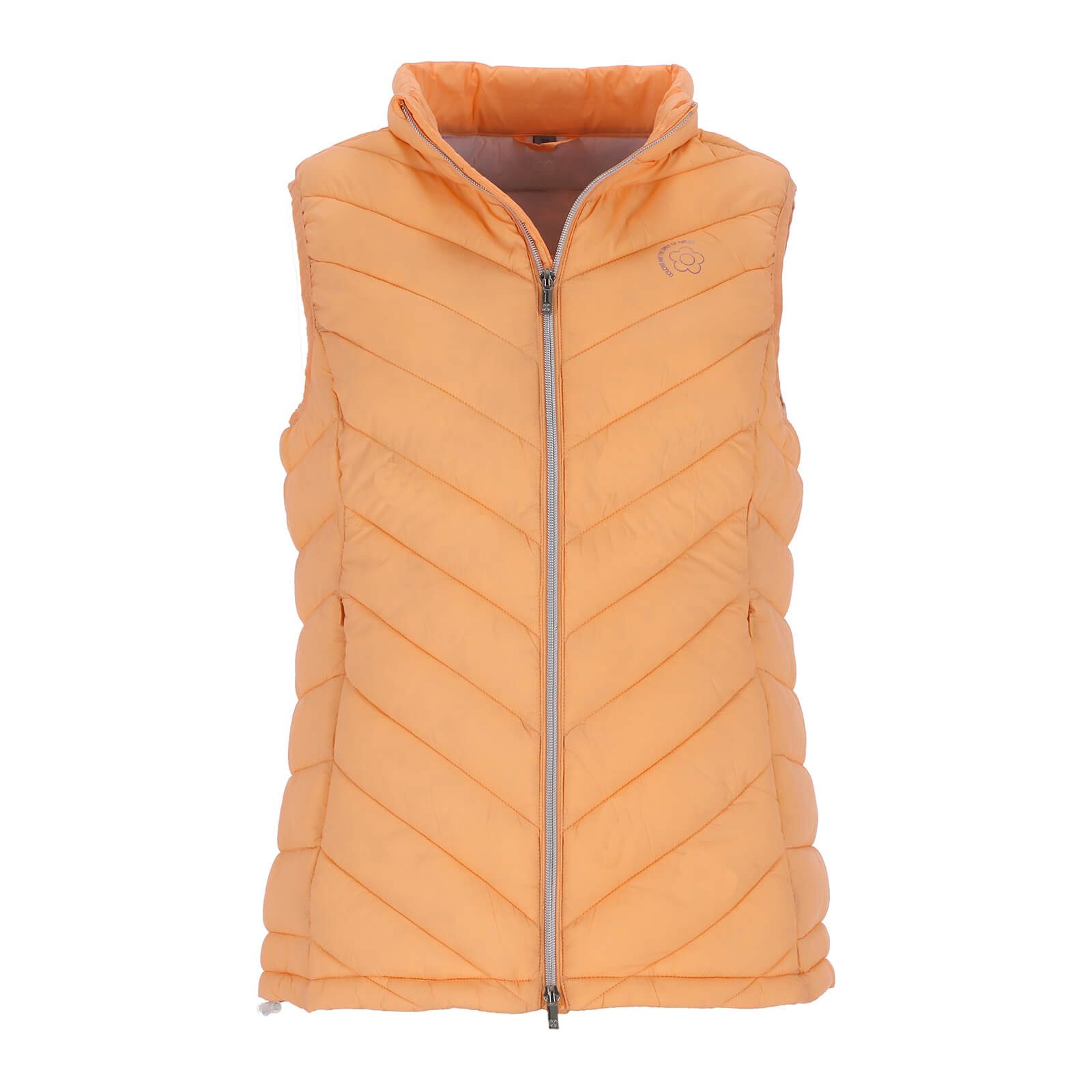 Coastguard Steppweste 30522 Damen Steppweste mit Stehkragen - Gesteppte Weste Unifarben