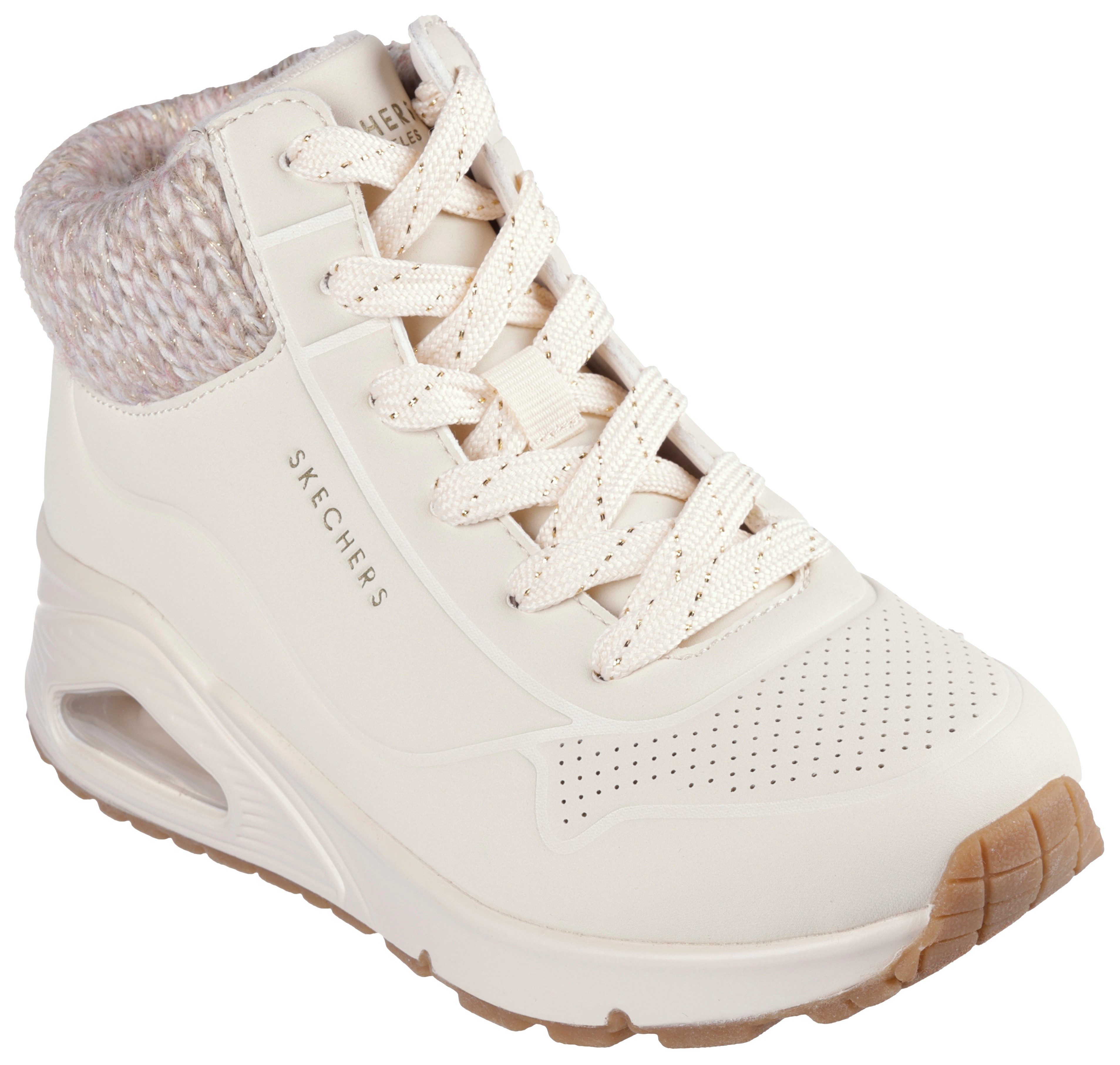 Skechers Uno Gen1 - Darling Daze Sneaker, Schnürboots, Winterstiefel, High Top Sneaker mit Warmfutter