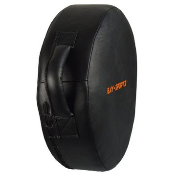 BAY-Sports Pratzen UFO Schlagpolster Rund mit Griffen schwarz/orange