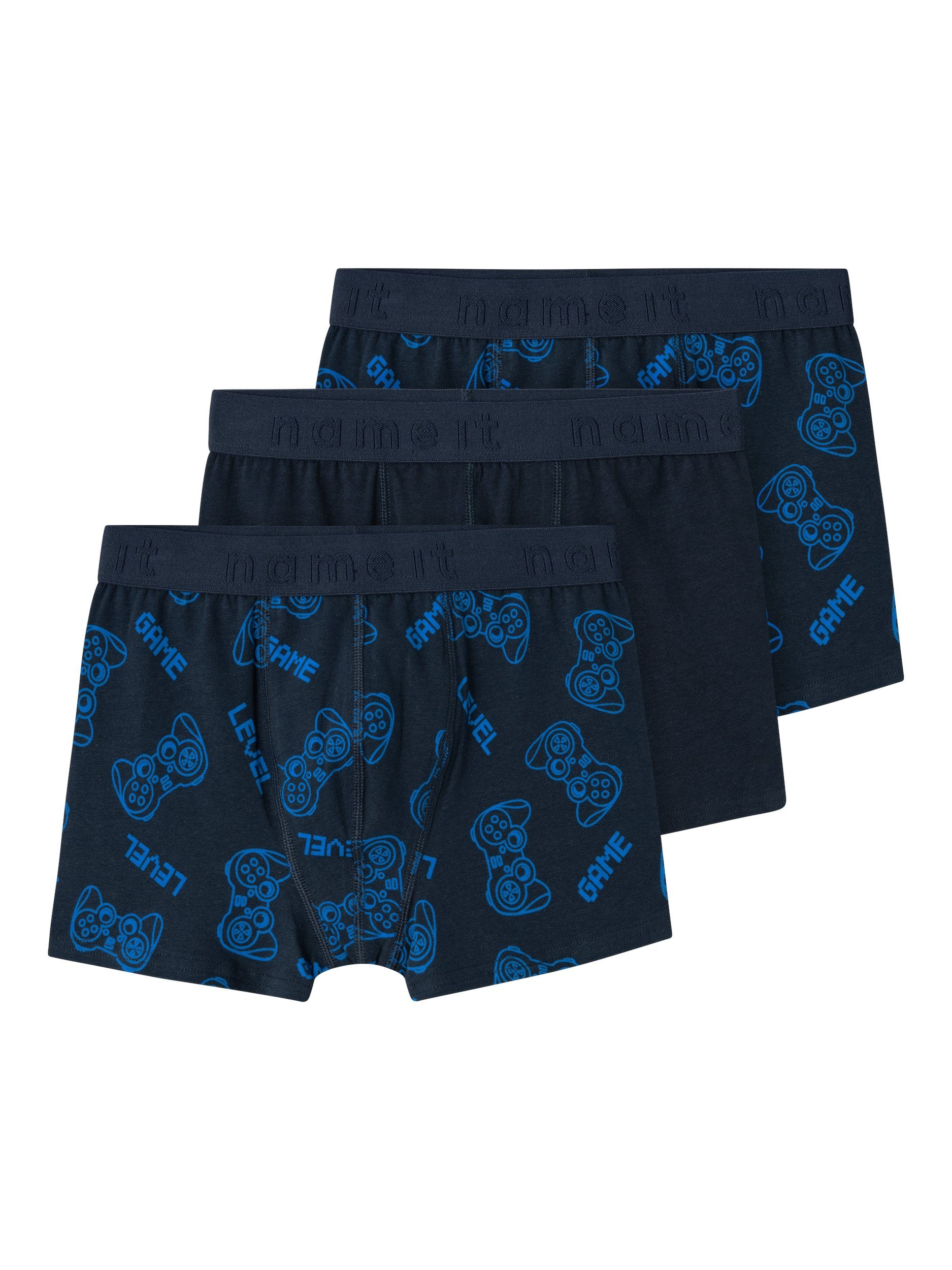 Name It Boxershorts NKMBOXER 3P DARK SAPPHIRE GAMER NOOS (Packung, 3-St),  Unterhosen von Name it für Jungen