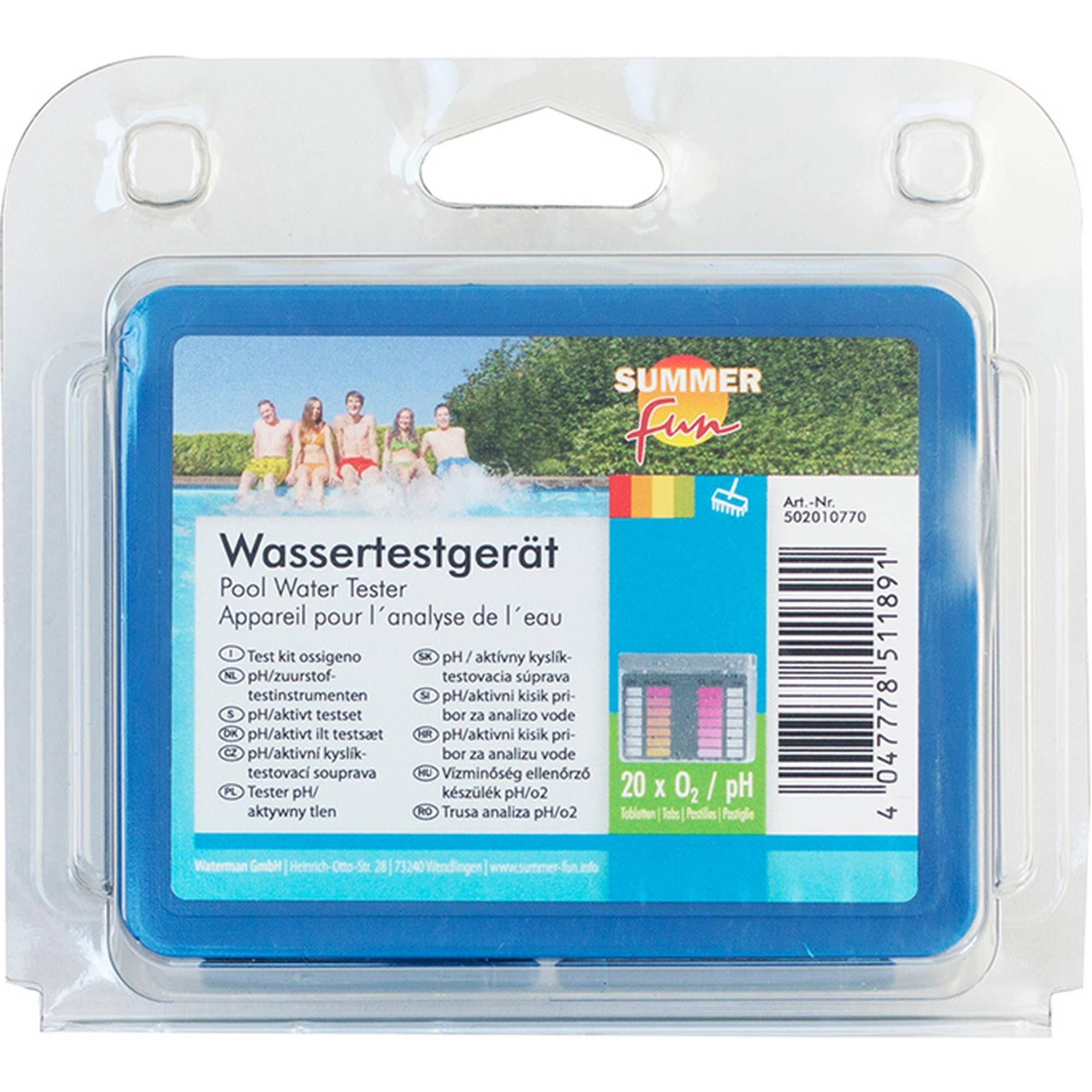 Waterman Pooltester Wassertestgerät Sauerstoffmethode, (1-tlg)