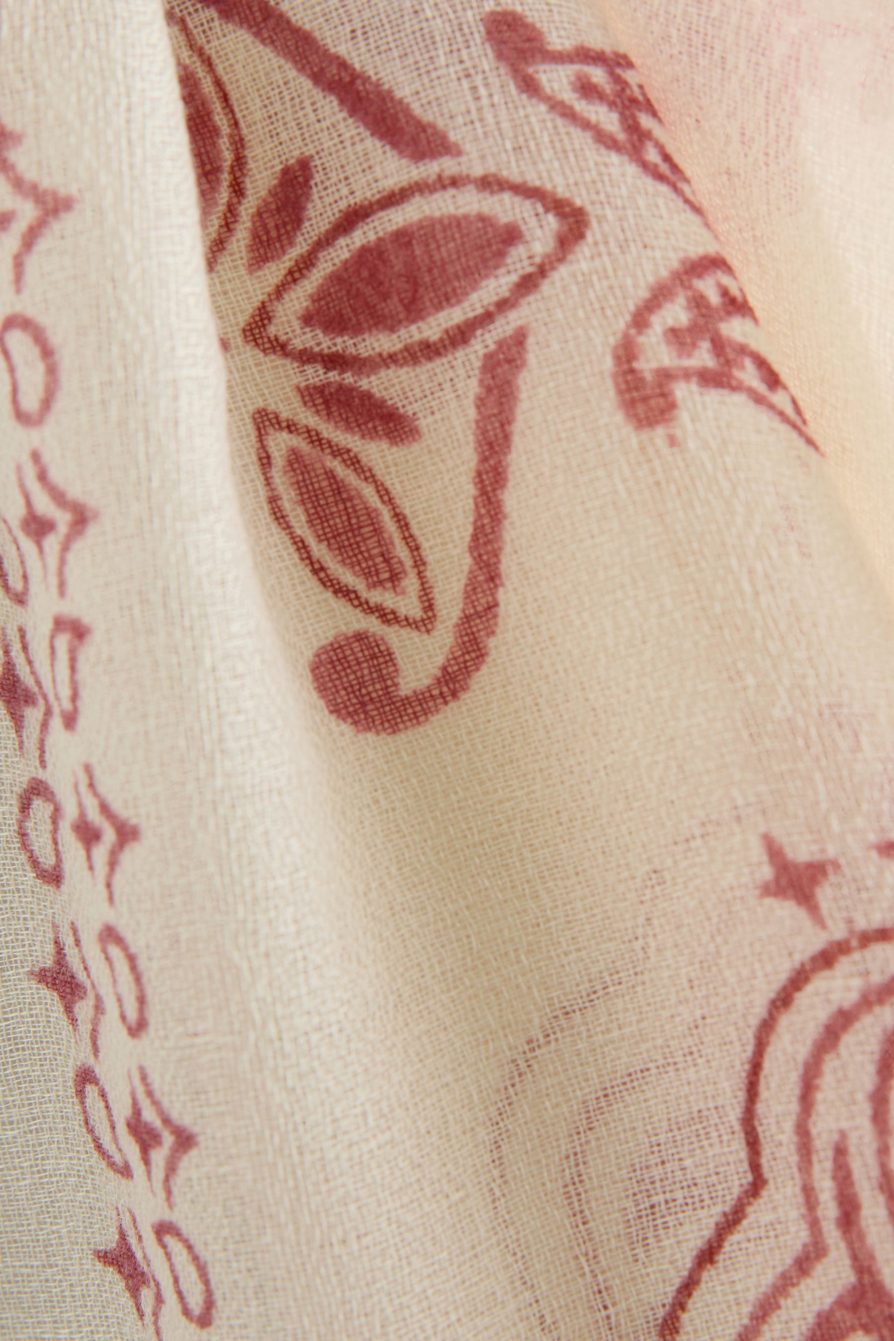 Next Schal Leichter, eckiger Schal mit Banana-Print, (1-St) günstig online kaufen