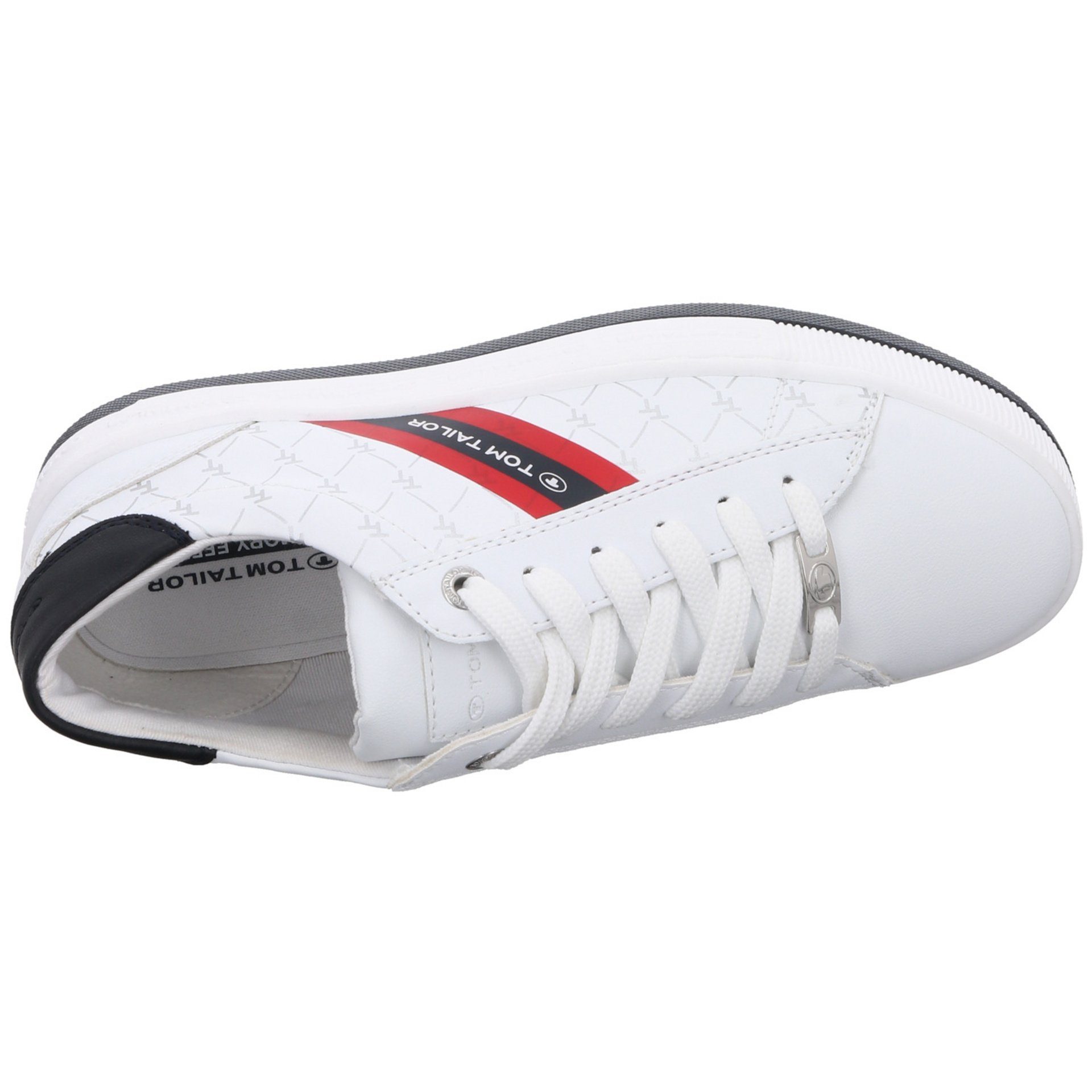 Sneaker Sport Damen TAILOR Sneaker white/navy TOM Schuhe Halbschuhe Synthetik Sneaker