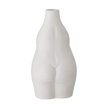 Bloomingville Dekovase Elora Body Weibliche Form Weiß, Dekokrug Blumenvase dänisches Design
