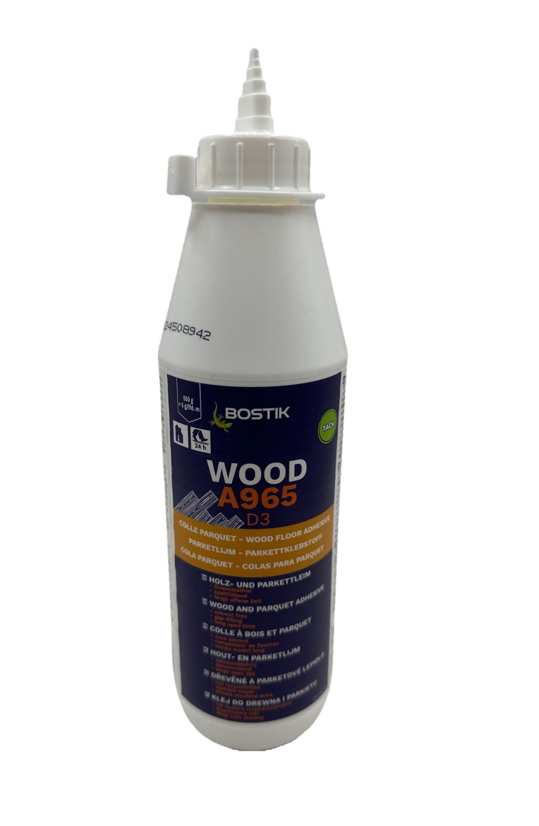 BOSTIK Bastelkleber Bostik Holzleim Wood A965 D3 550g Flasche Bastelkleber