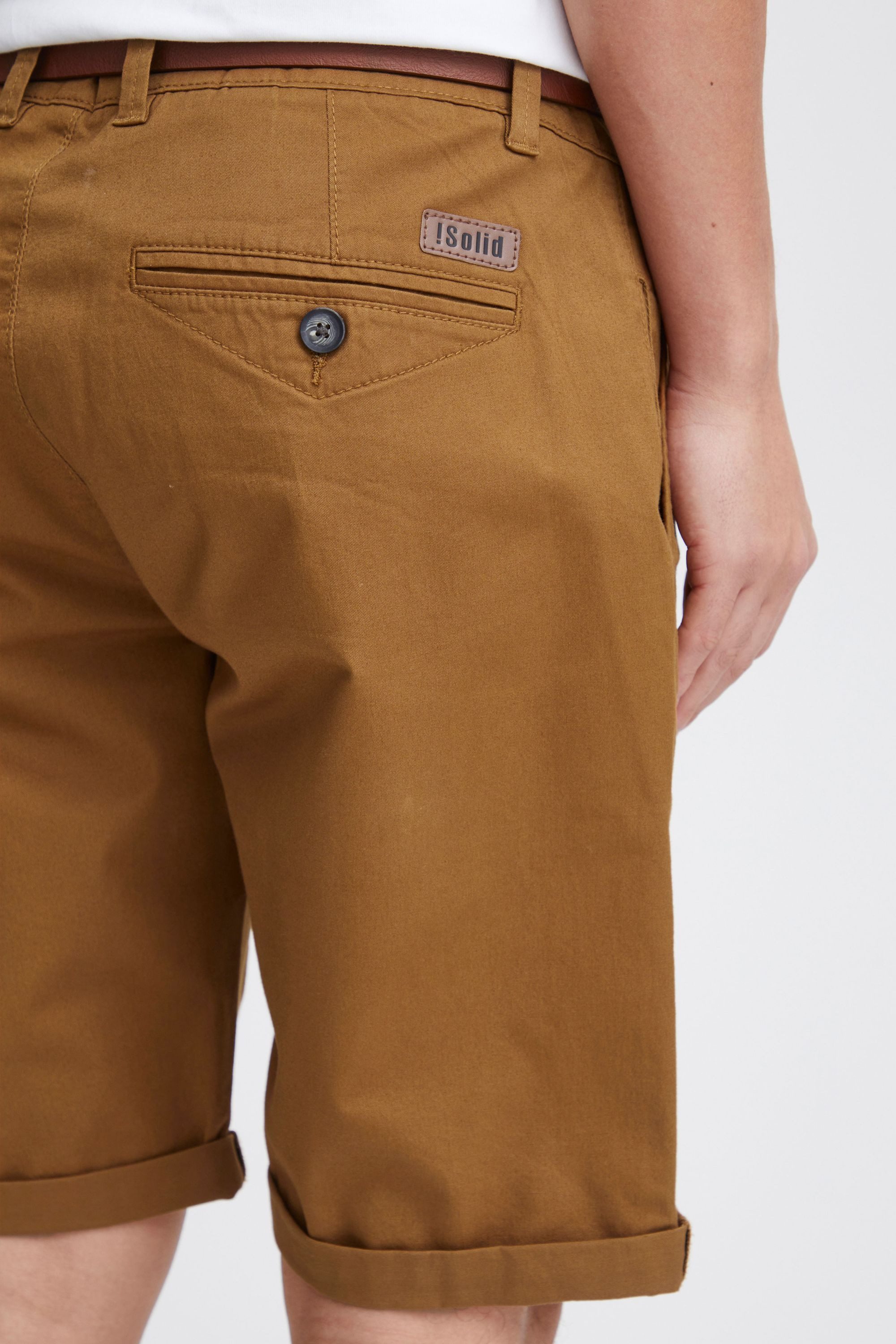 !Solid Chinoshorts SDMontijo Kurze Hose mit Gürtel