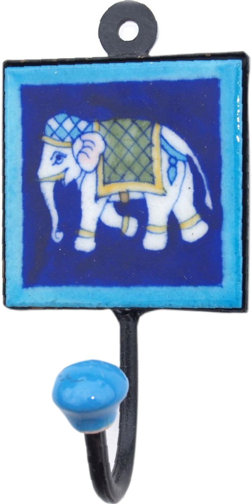 Guru-Shop Kleiderhaken Wandhaken, Garderobenhaken mit handgefertigter..