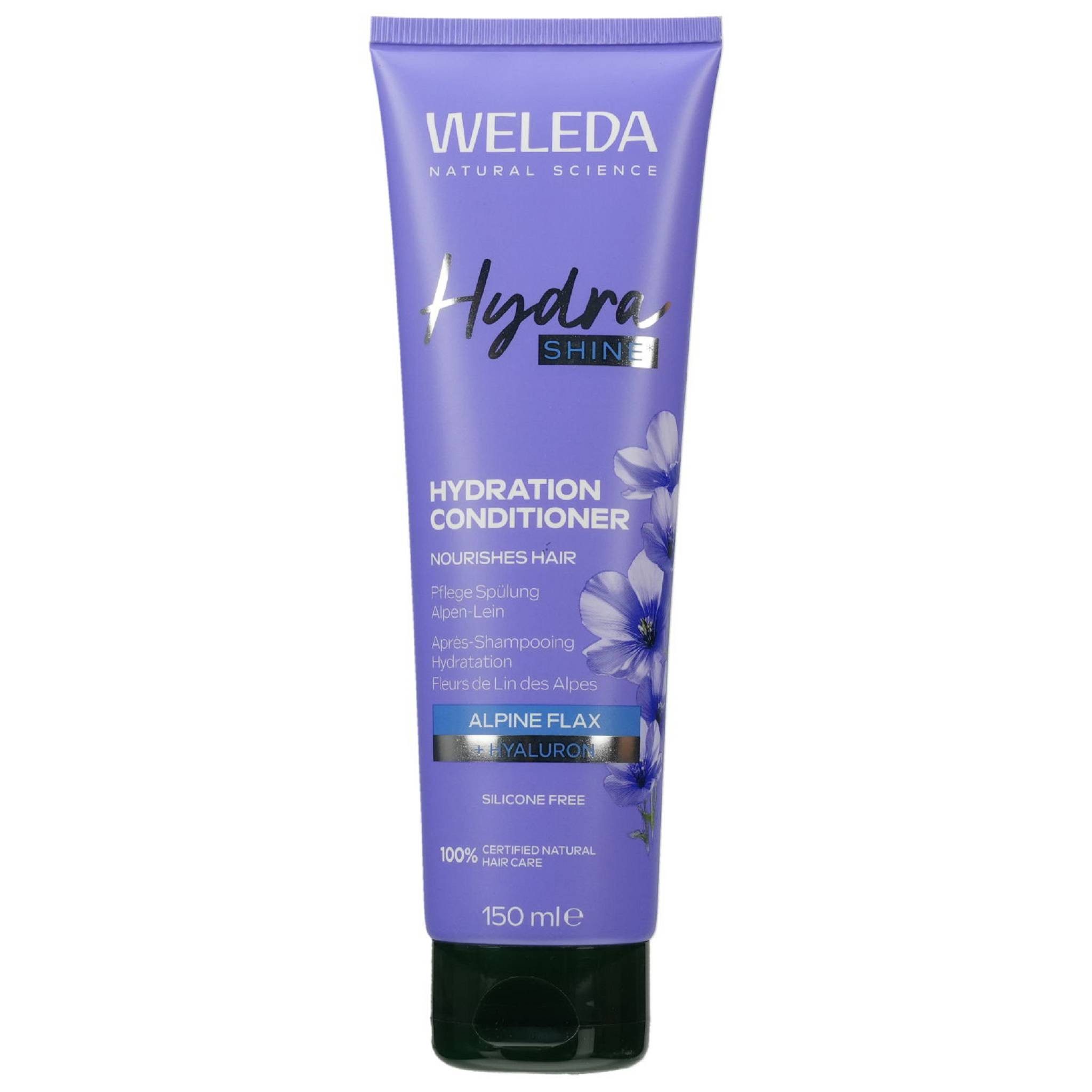WELEDA AG Haarshampoo WELEDA HydraShine Pflegespülung Alpen-Lein