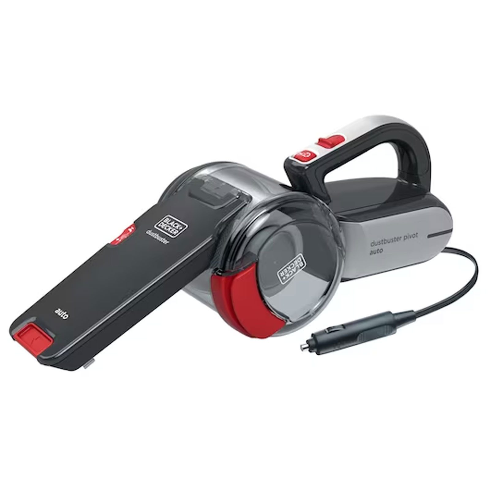 Black + Decker Akku-Hand-und Stielstaubsauger PV1200Av, Drei-Stufen-Filtrationssystem, ausziehbare Fugendüse